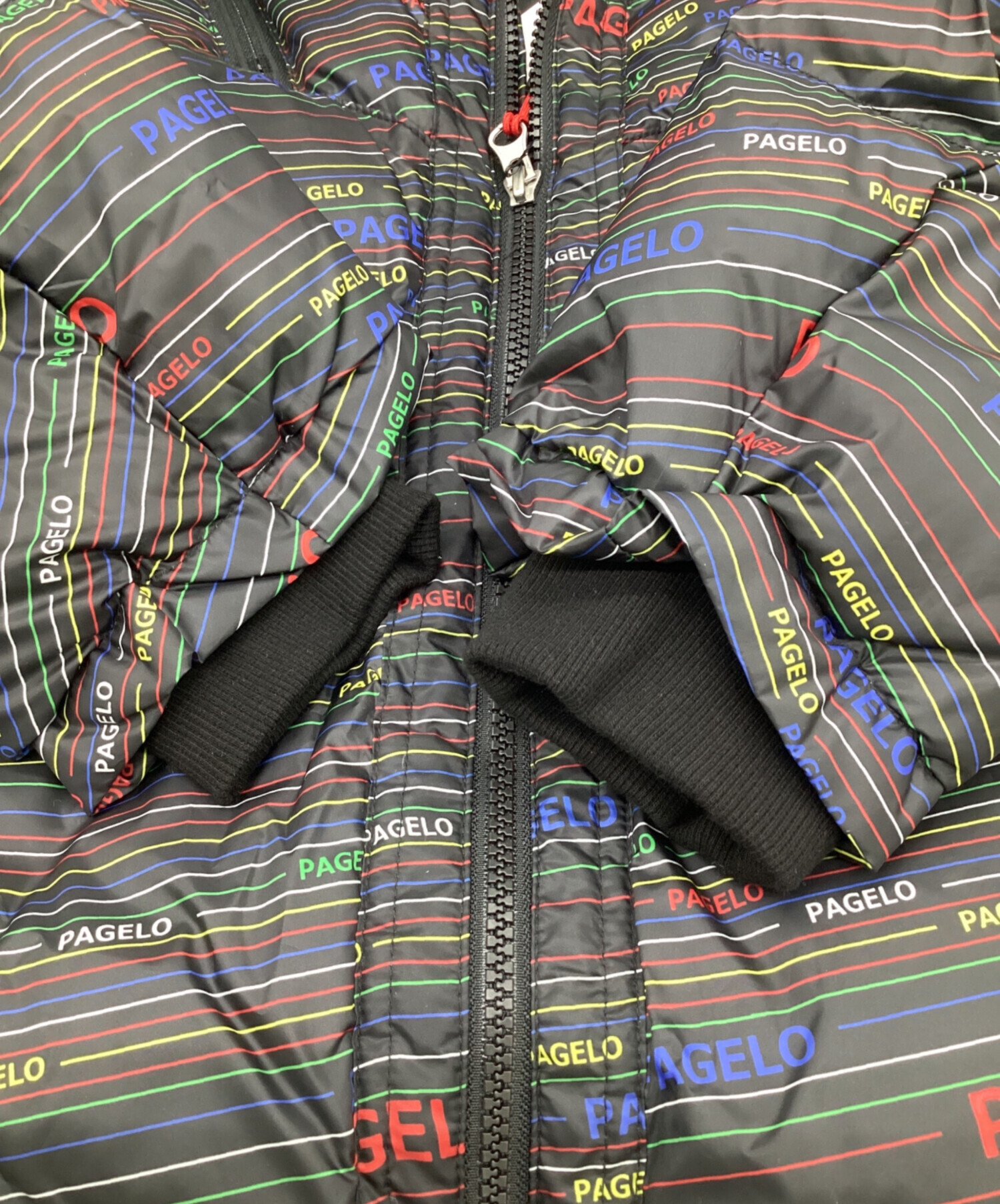 中古・古着通販】PAGELO (パジェロ) ダウンジャケット ブラック 