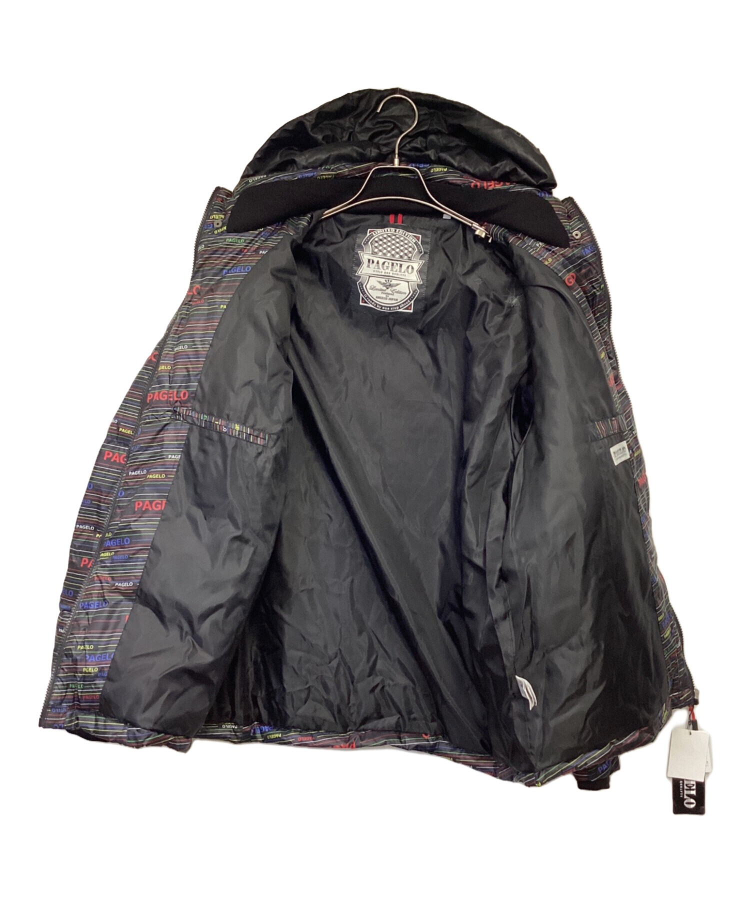 中古・古着通販】PAGELO (パジェロ) ダウンジャケット ブラック 
