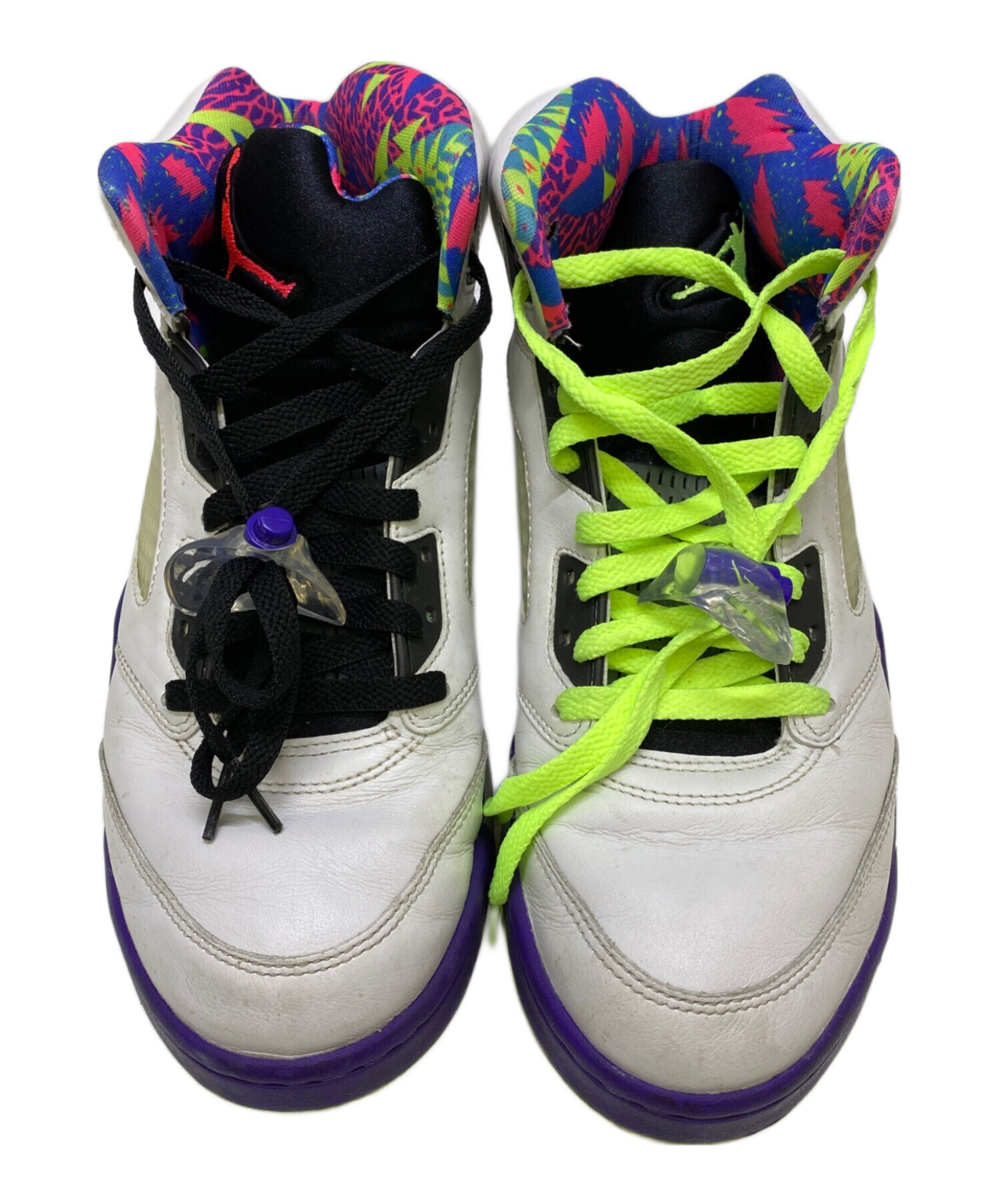 中古・古着通販】NIKE (ナイキ) AIR JORDAN 5 RETRO ホワイト×パープル