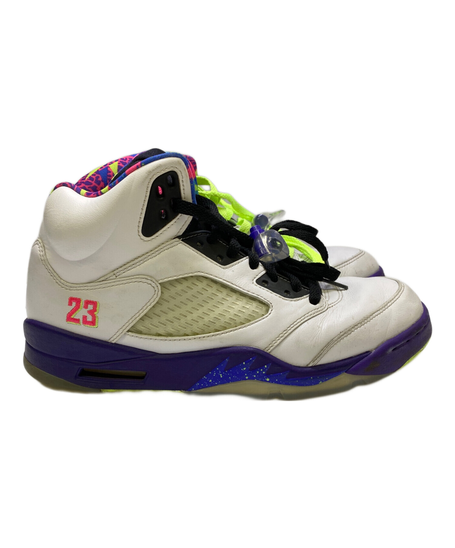 中古・古着通販】NIKE (ナイキ) AIR JORDAN 5 RETRO ホワイト×パープル