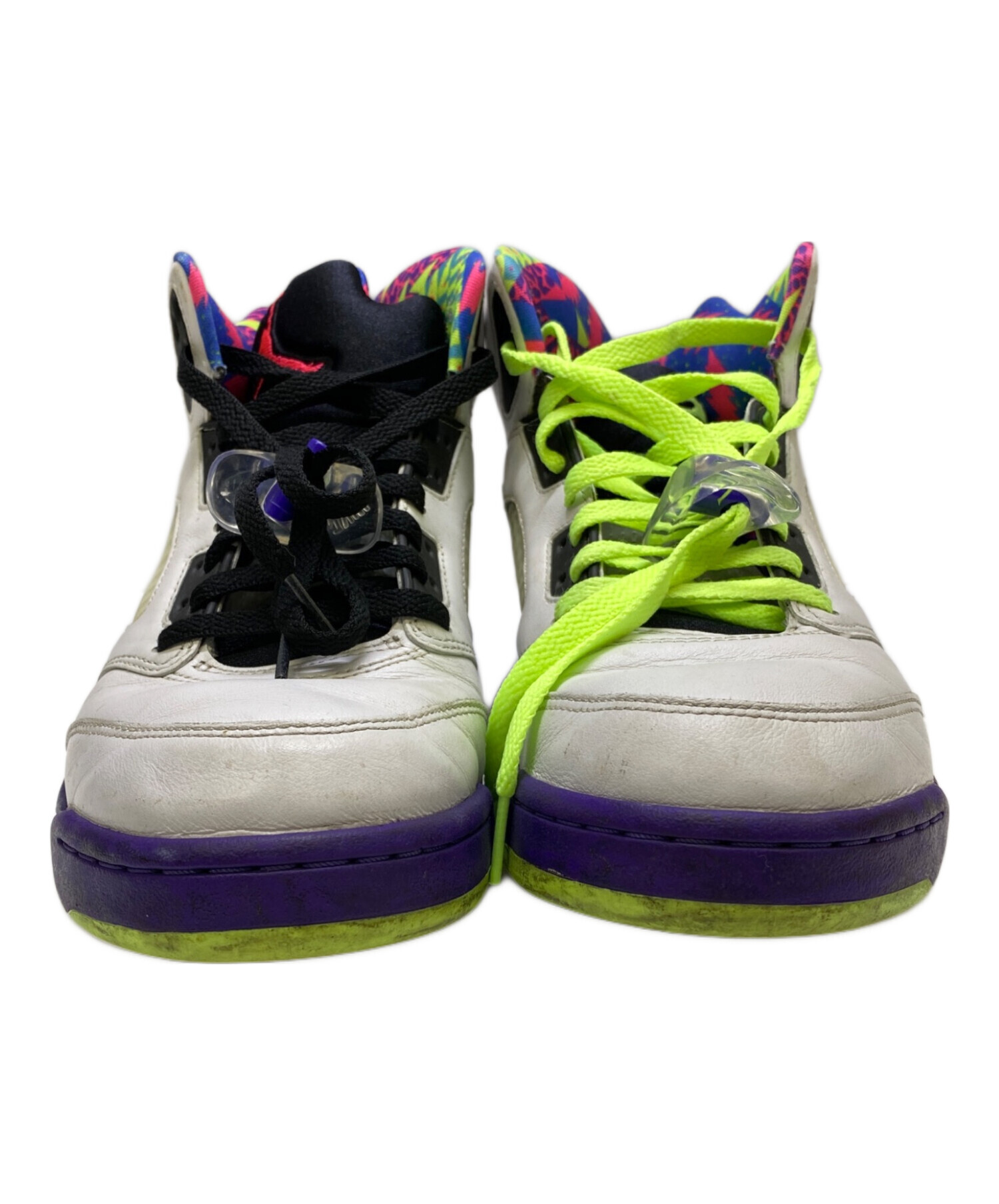 中古・古着通販】NIKE (ナイキ) AIR JORDAN 5 RETRO ホワイト×パープル