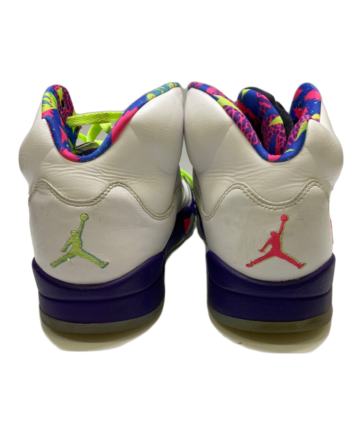 中古・古着通販】NIKE (ナイキ) AIR JORDAN 5 RETRO ホワイト×パープル