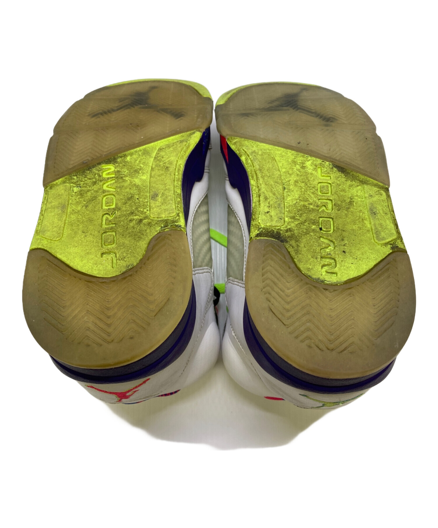 中古・古着通販】NIKE (ナイキ) AIR JORDAN 5 RETRO ホワイト×パープル