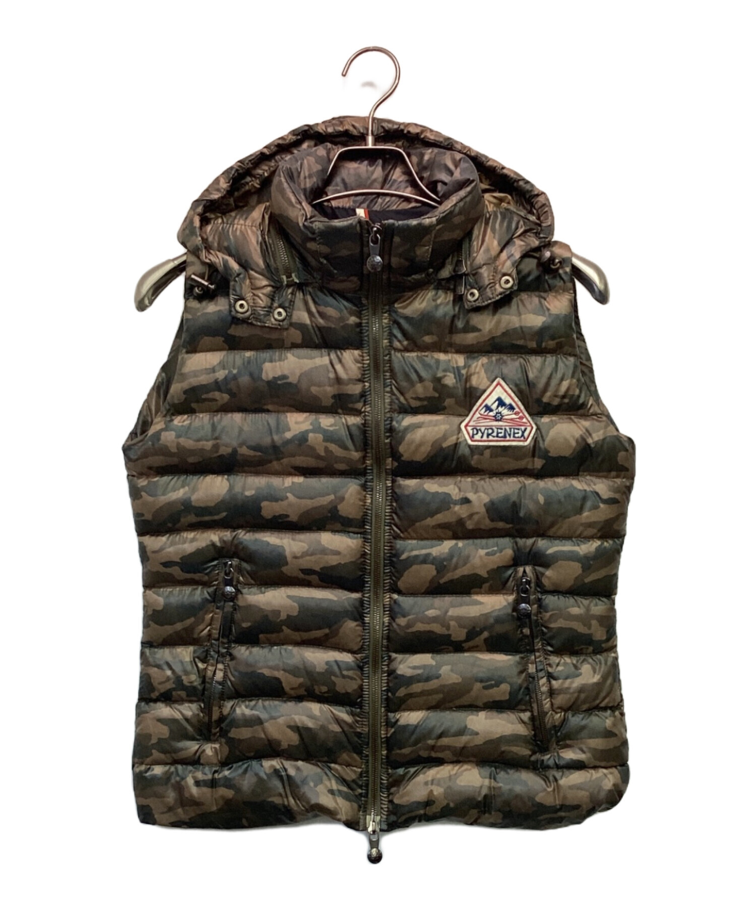 中古・古着通販】Pyrenex (ピレネックス) ダウンベスト グリーン