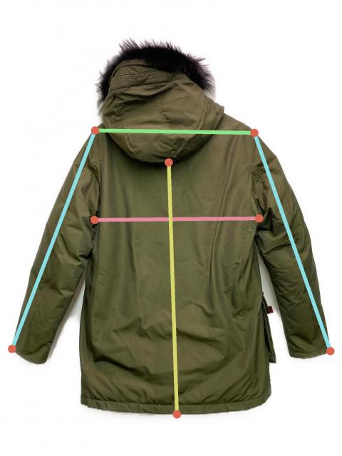 中古・古着通販】WOOLRICH (ウールリッチ) ダウンジャケット オリーブ