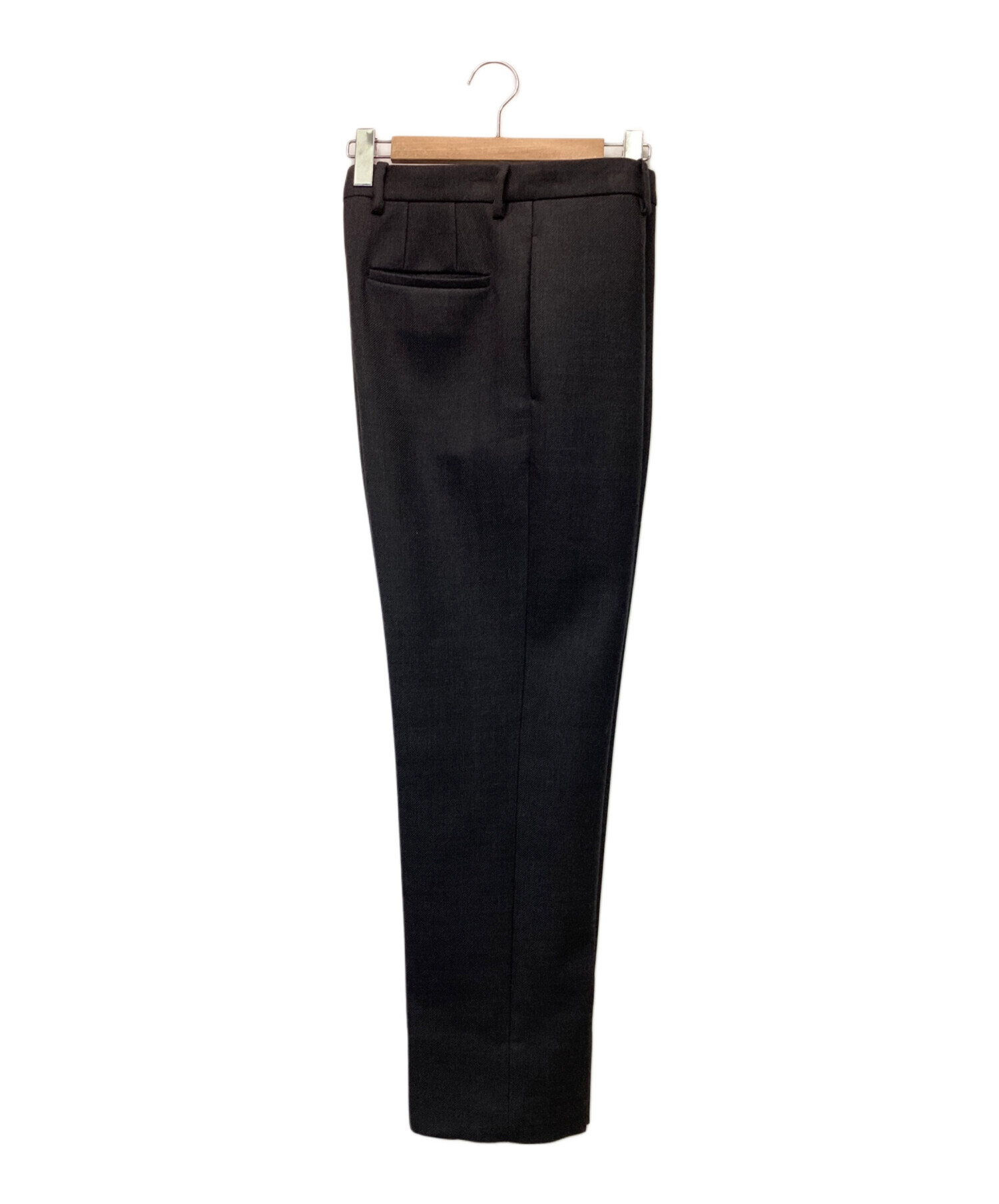 中古・古着通販】JIL SANDER (ジルサンダー) ウールパンツ ブラック 