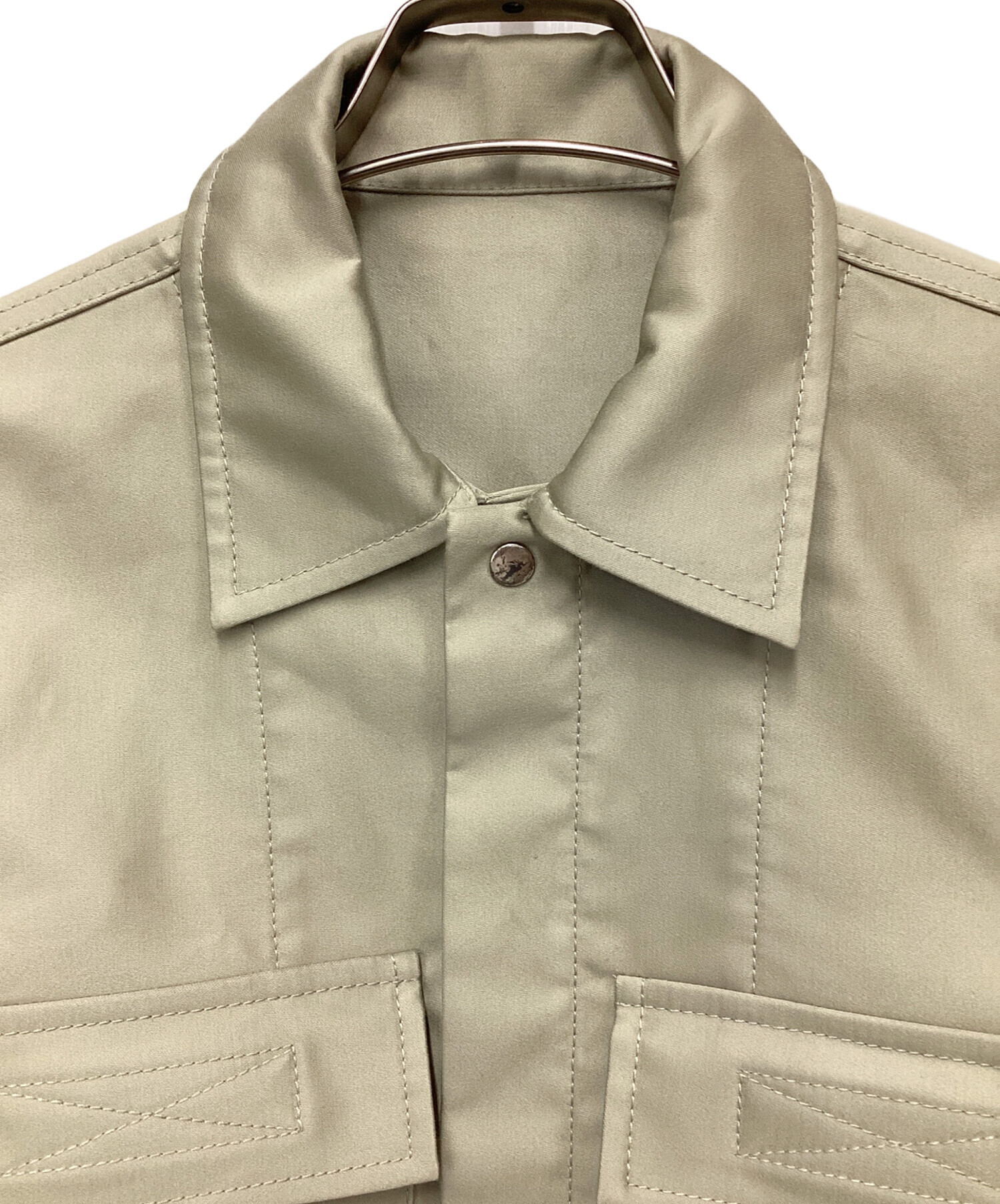 春セール！JIL SANDER ベージュ テーラードジャケットイタリア製 Jil Sander オープンフロント テーラードジャケット | ニュートラル