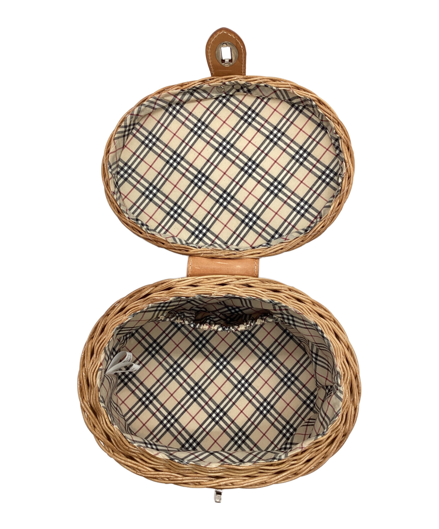 中古・古着通販】BURBERRY (バーバリー) カゴバッグ ブラウン