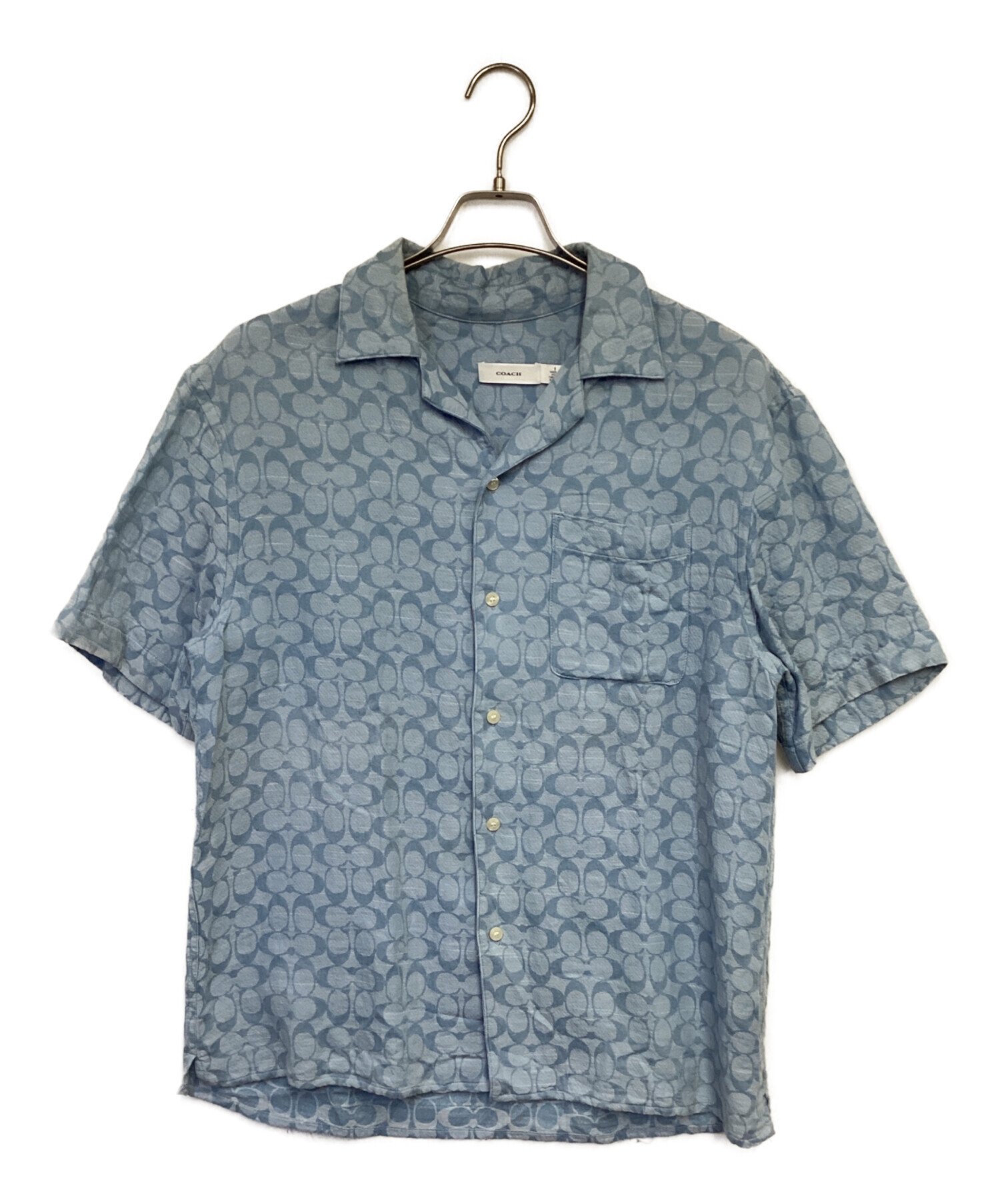中古・古着通販】COACH (コーチ) シグネチャーキャンプシャツ ライト