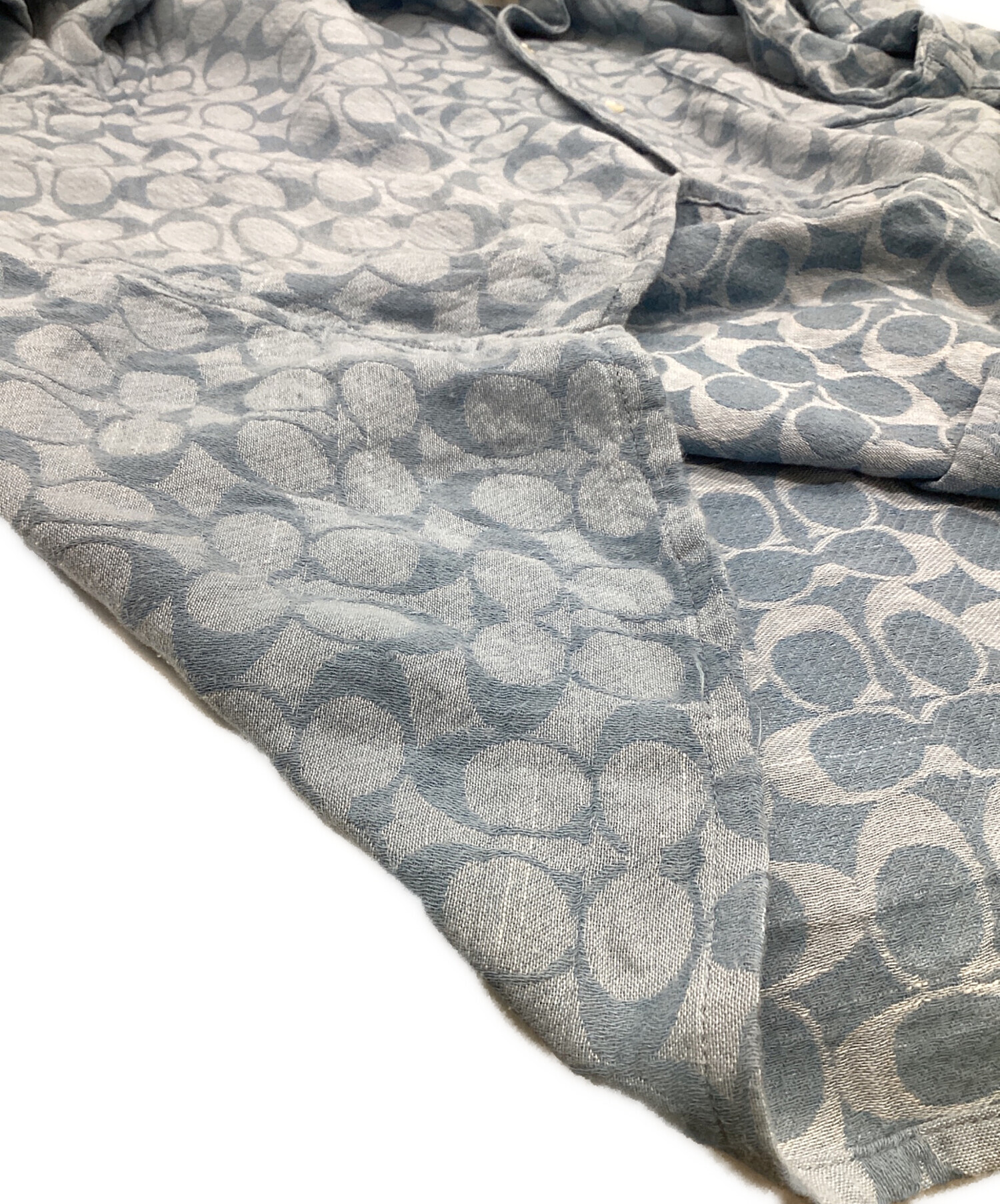 中古・古着通販】COACH (コーチ) シグネチャーキャンプシャツ ライト