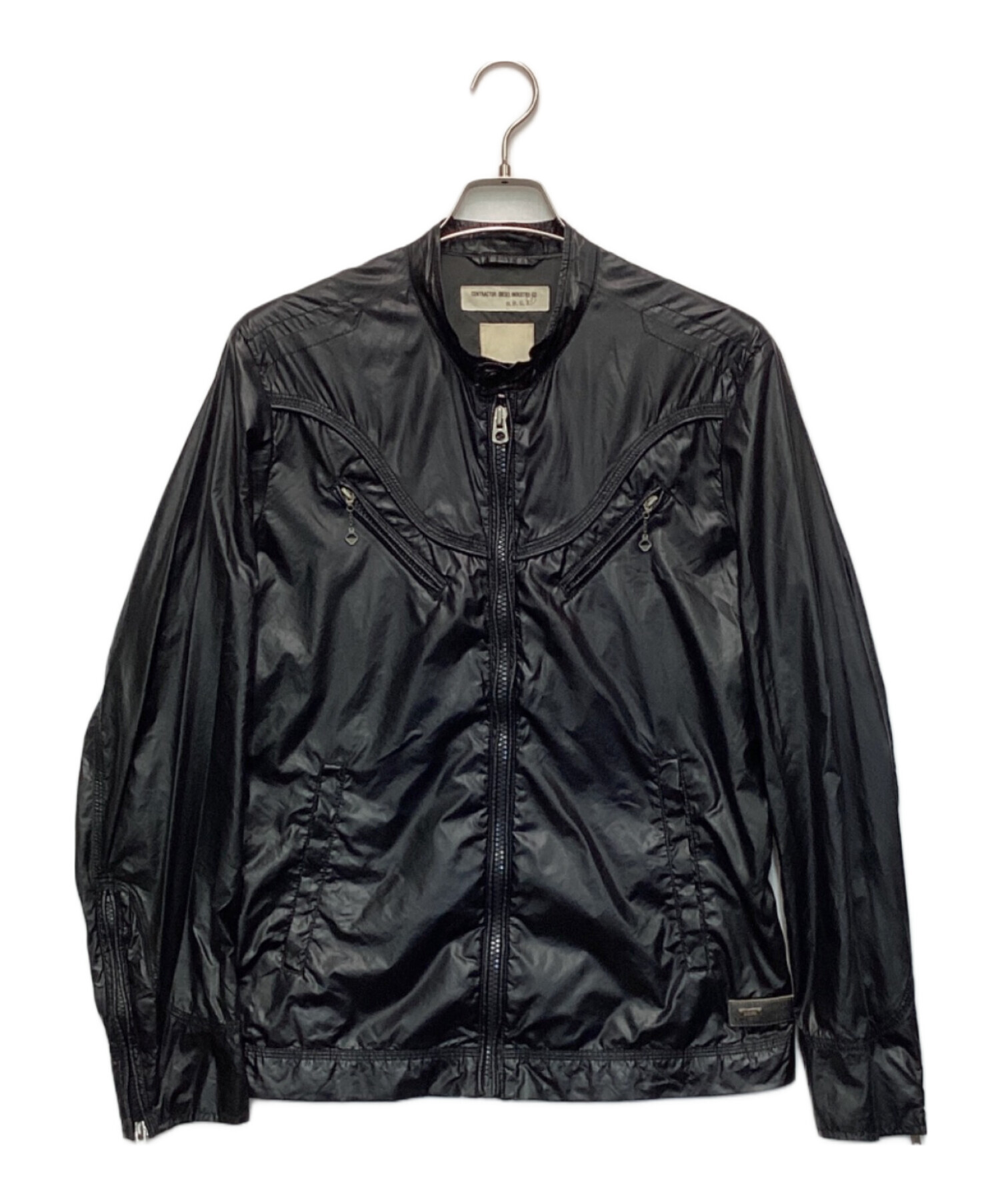 中古・古着通販】DIESEL (ディーゼル) ナイロンライダースジャケット