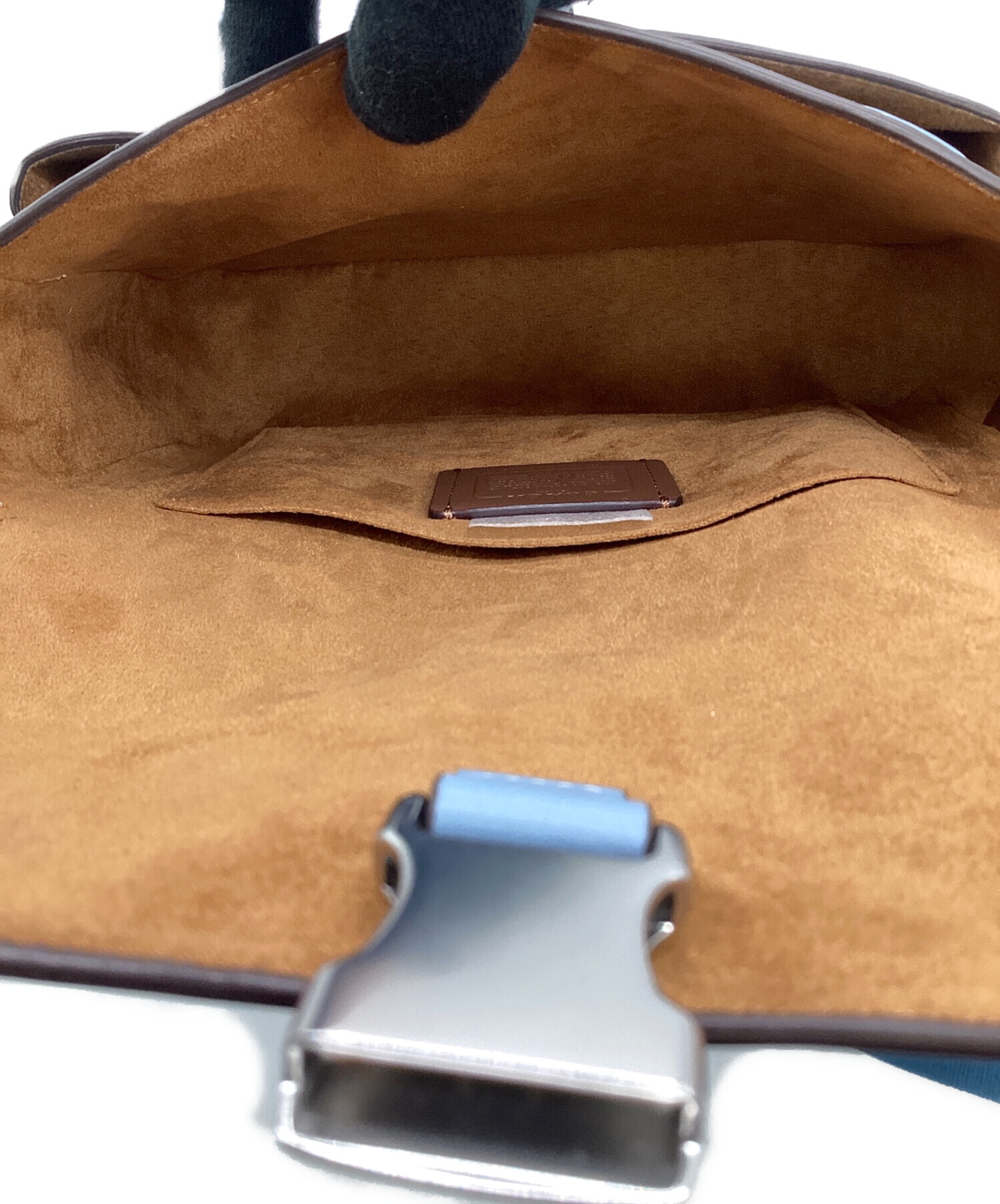中古・古着通販】COACH (コーチ) ペース メッセンジャー バッグ ブルー
