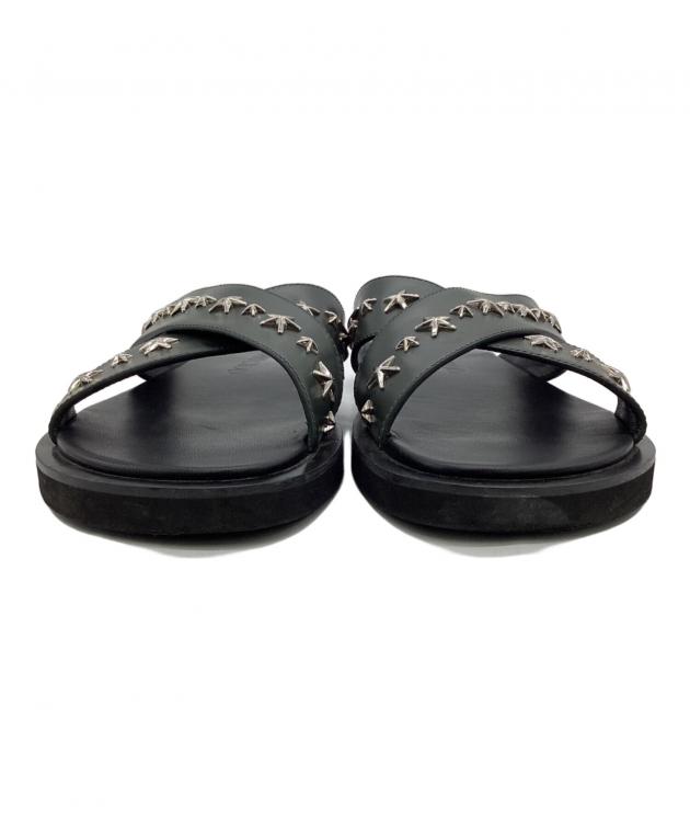 最終セール　ジミーチュウ　サンダル 中古・古着通販】JIMMY CHOO (ジミーチュウ) サンダル ブラック サイズ