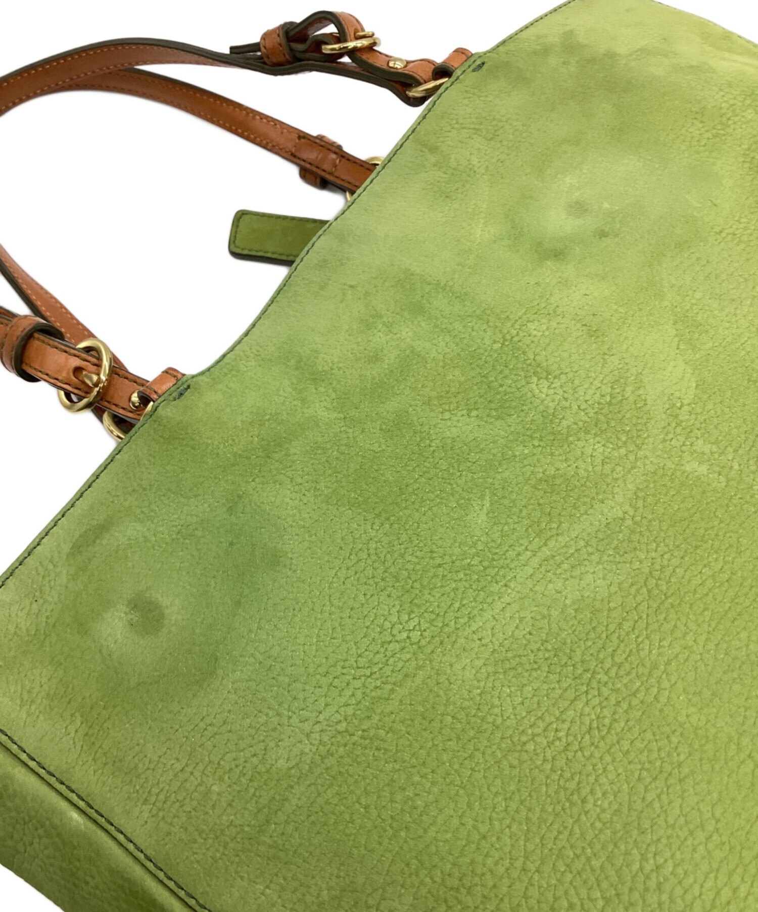 中古・古着通販】COACH (コーチ) トートバッグ 黄緑｜ブランド・古着 