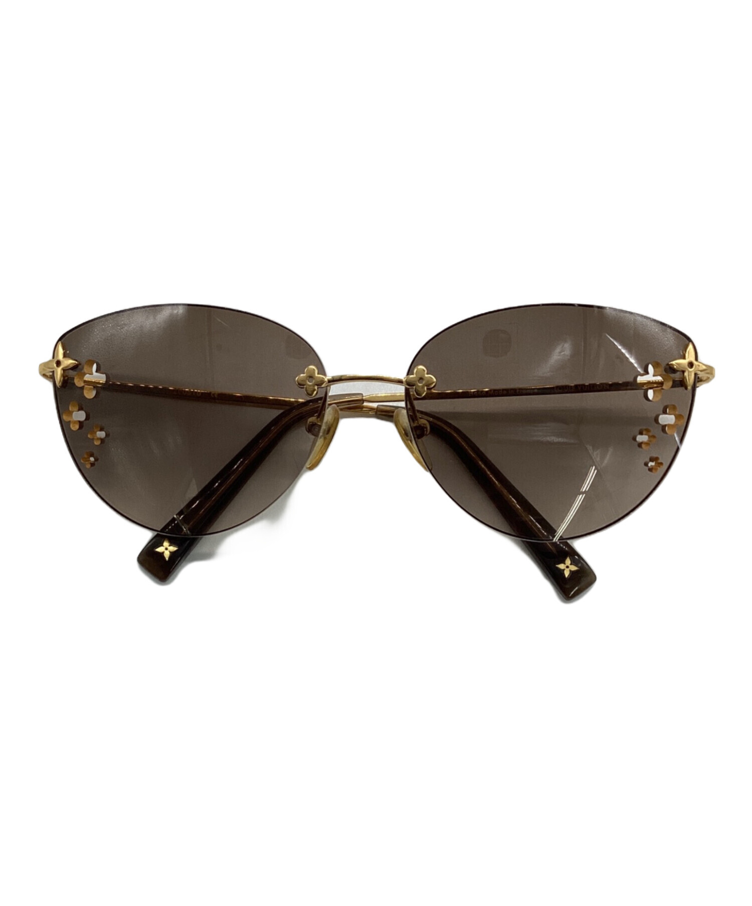 LOUISVUITTON デスマヨCATEYEサングラス ブラウン