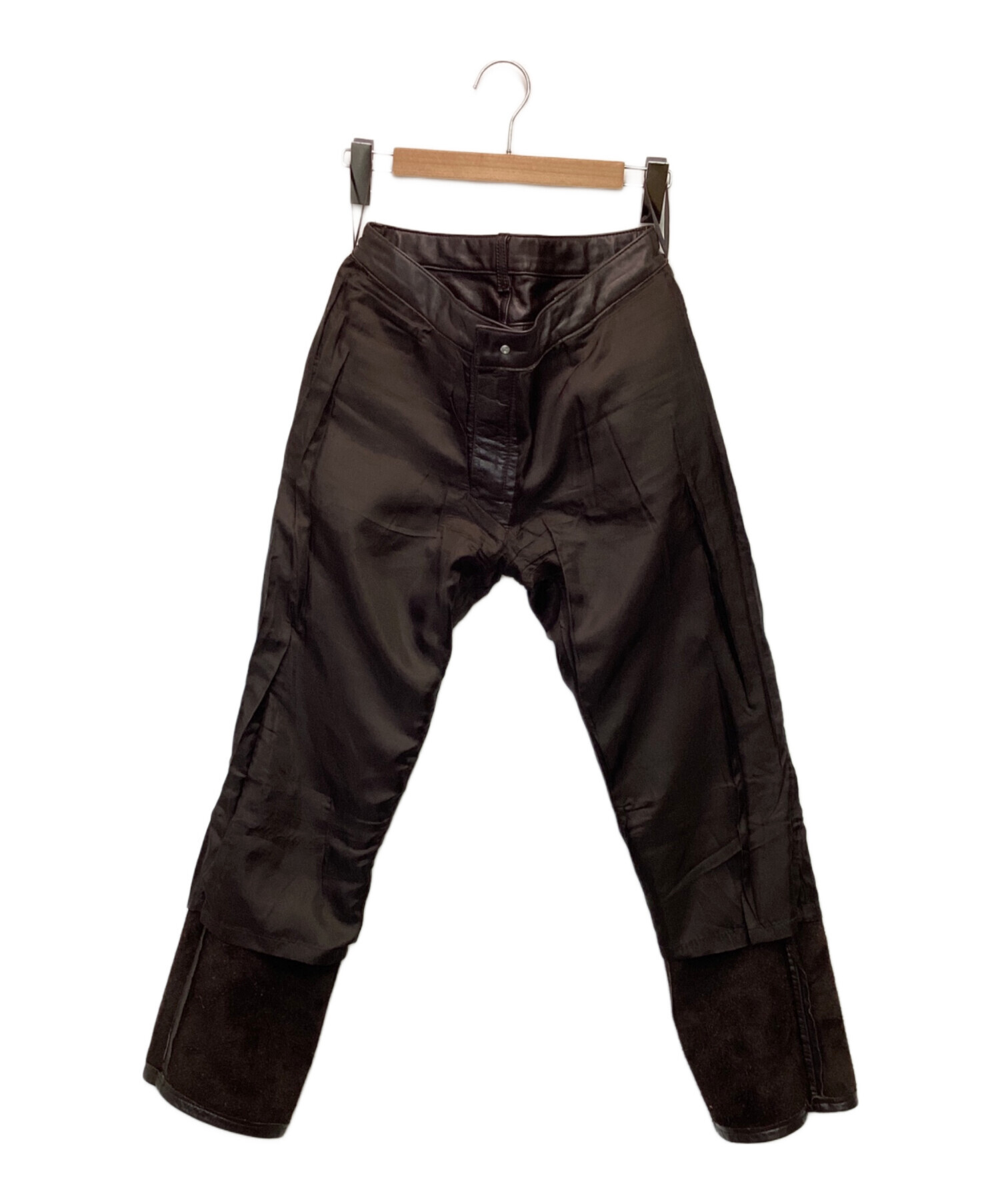 中古・古着通販】GAP (ギャップ) カウレザーパンツ ブラウン サイズ:29