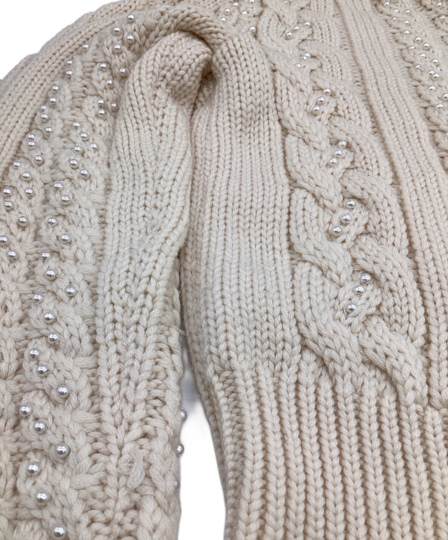 CHANEL BOUTIQUE アイボリー レースカーディガン 38　y57 CHANEL BOUTIQUE アイボリー レースカーディガン 38 y57 - メルカリ