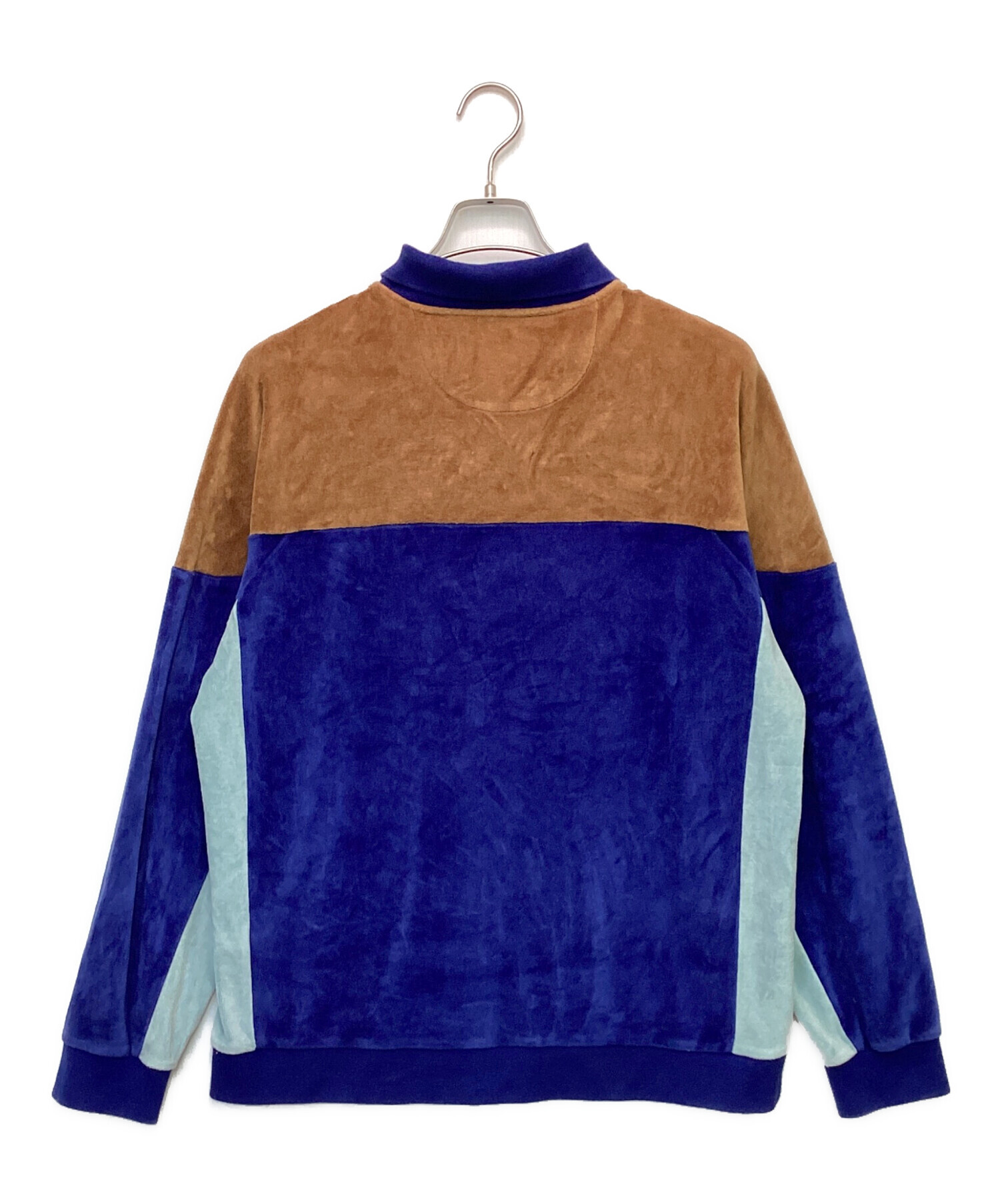 中古・古着通販】SUPREME (シュプリーム) Paneled Velour L/S Polo