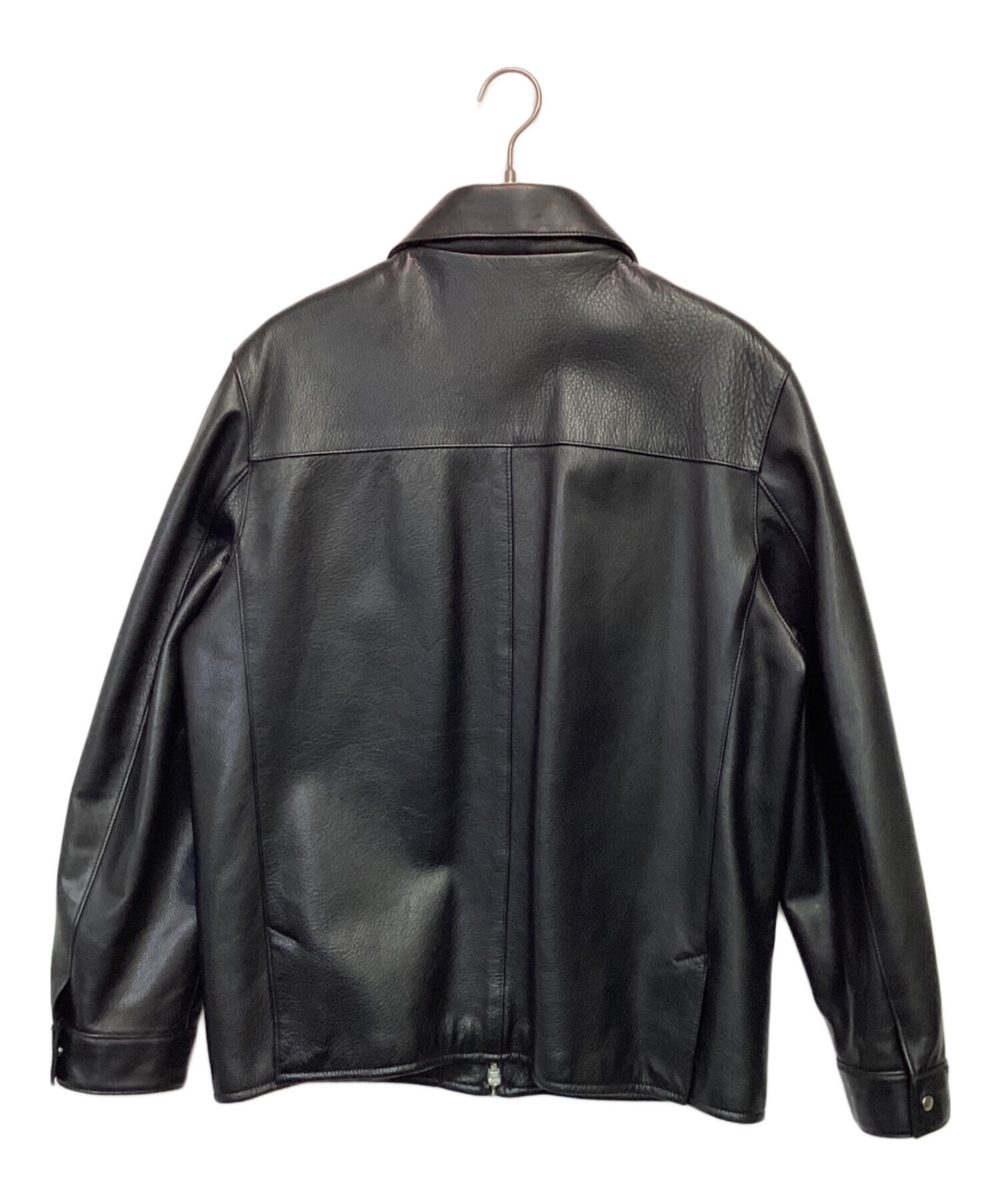 中古・古着通販】Roots (ルーツ) レザージャケット ブラック サイズ:L