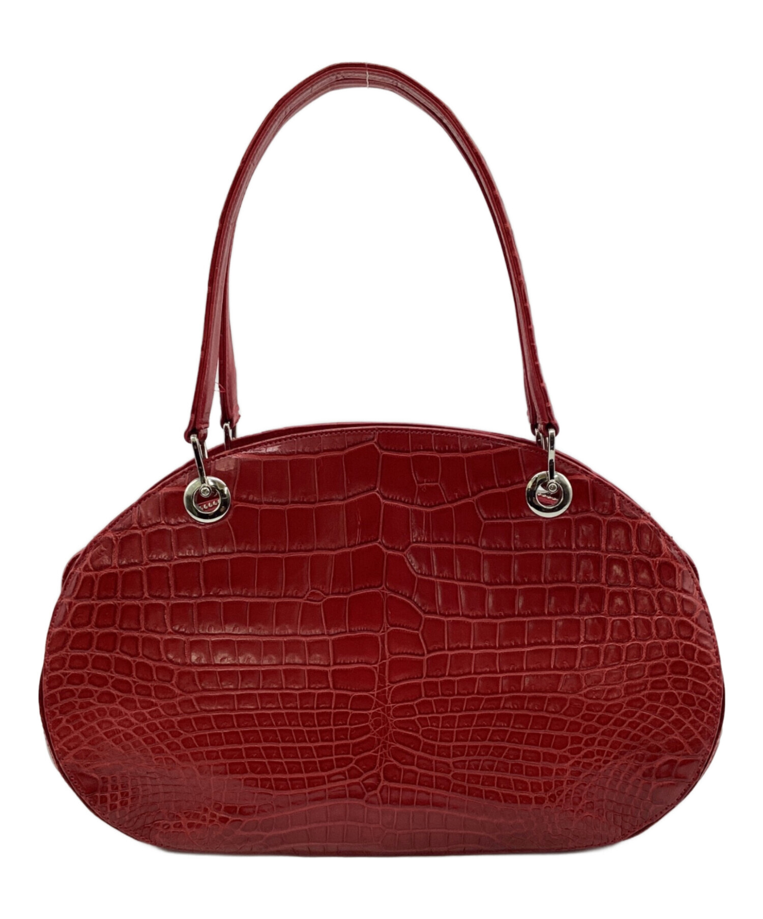 中古・古着通販】BAGFAN (バッグファン) クロコダイル ハンドバッグ