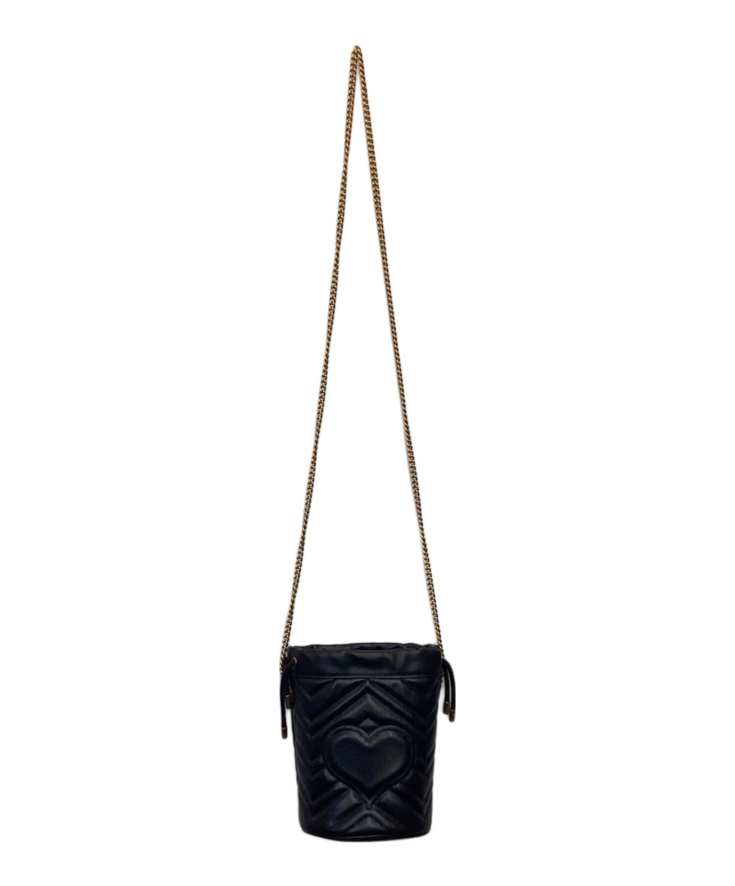 中古・古着通販】GUCCI (グッチ) GGマーモント バケット バッグ ミニ 