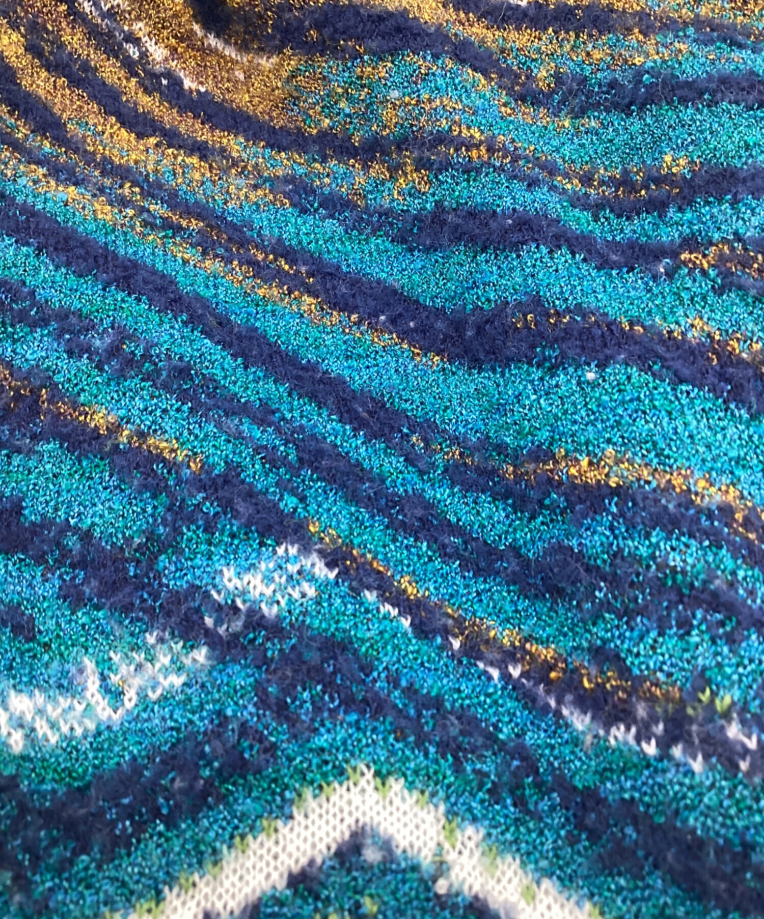 中古・古着通販】KENZO GOLF (ケンゾー ゴルフ) 総柄ニット グリーン