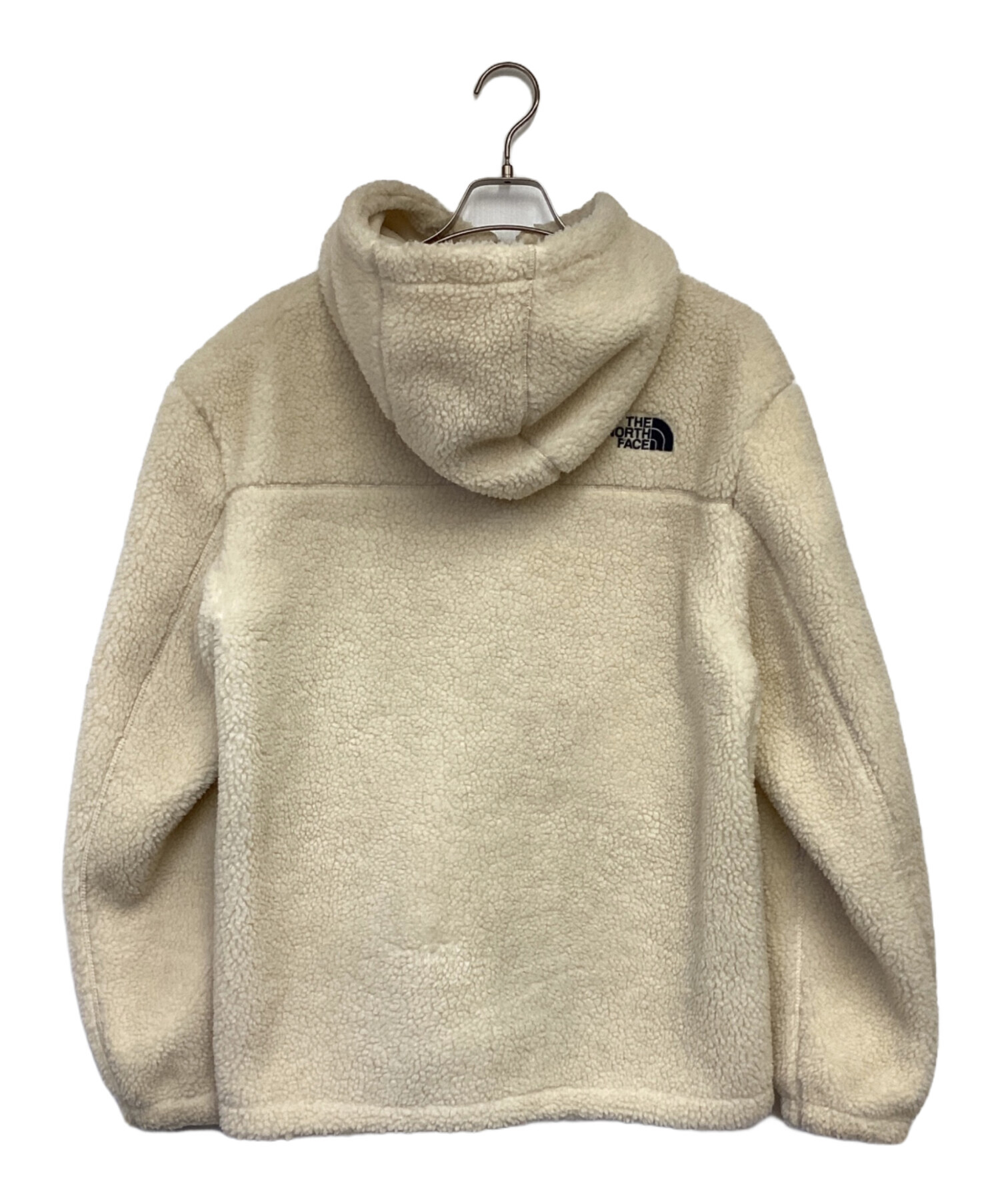 美品 THE NORTH FACE ノースフェイス RIMO HOOD FLEECE JACKET リモフードフリースジャケット NJ4FL56J Mサイズ アイボリー メンズ 古着 中古 USED 中古・古着通販】THE NORTH FACE WHITE LABEL (ザノースフェイス