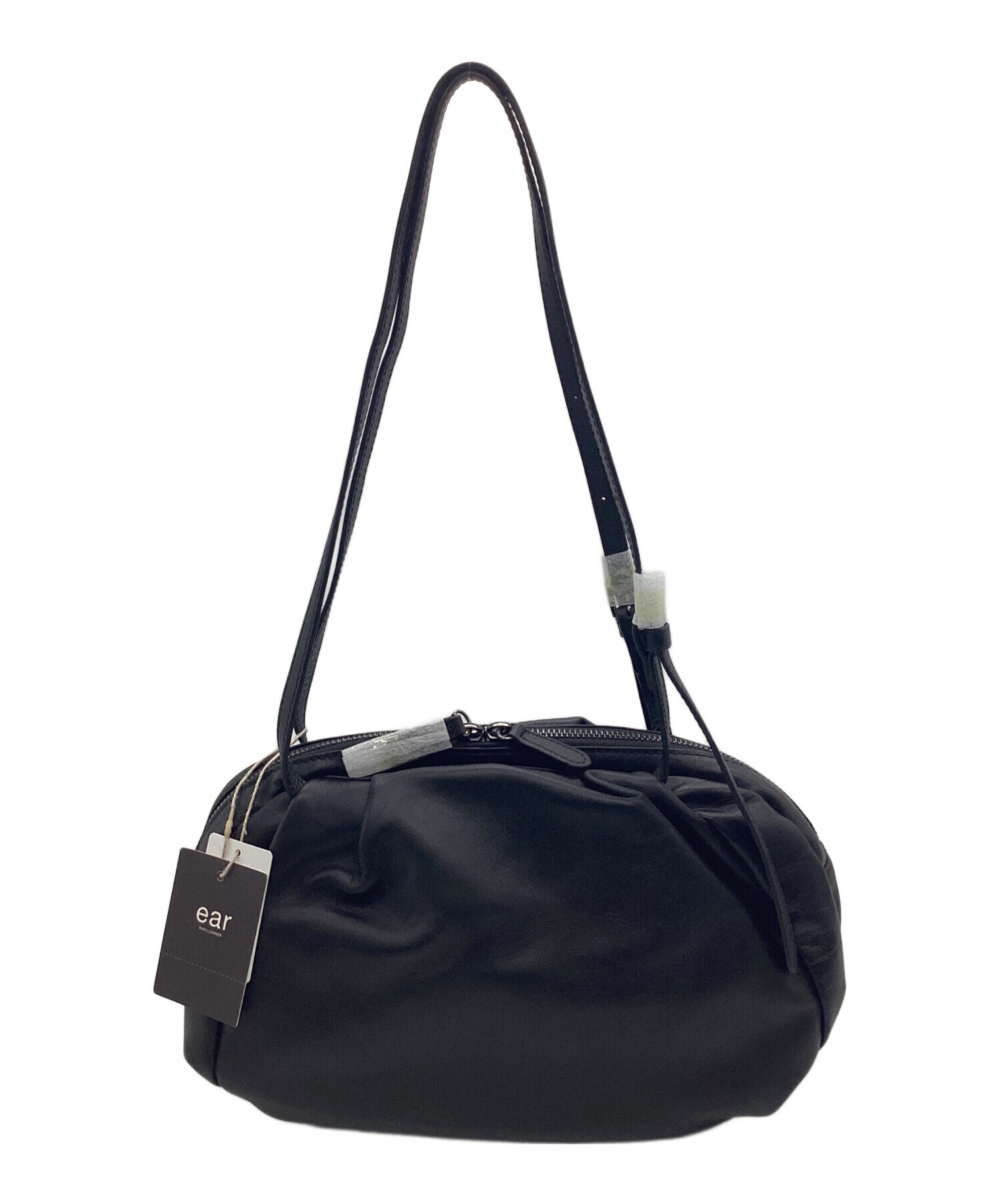 専用)中古　イアパピヨネ　コロンボストン　黒 レザー ショルダーバッグ　傷みあり 中古・古着通販】ear PAPILLONNER (イアパピヨネ) コロン