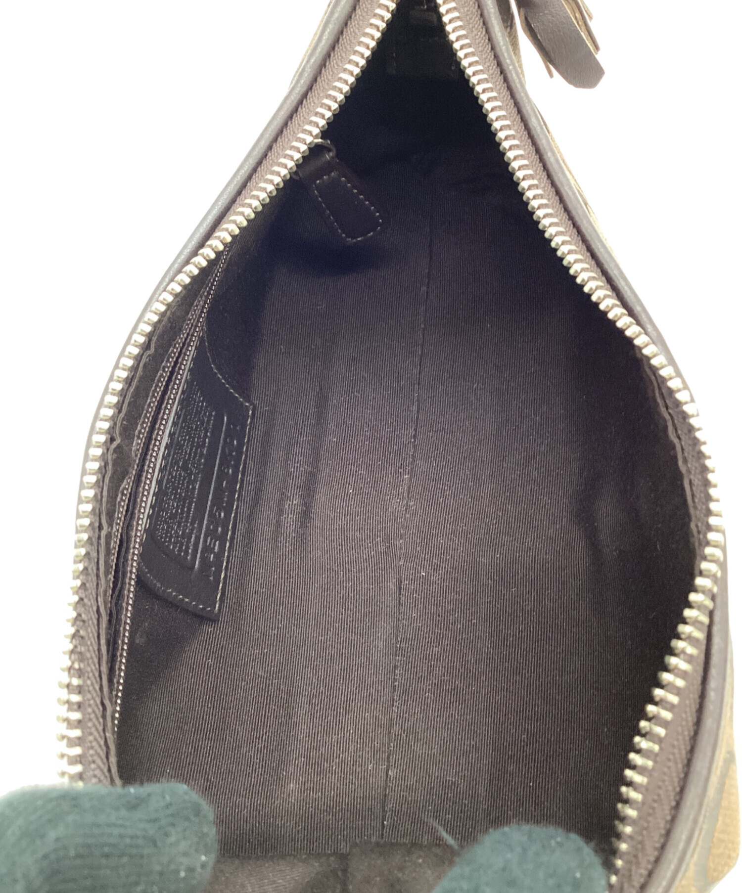 中古・古着通販】COACH (コーチ) シグネチャー ワンショルダーバッグ