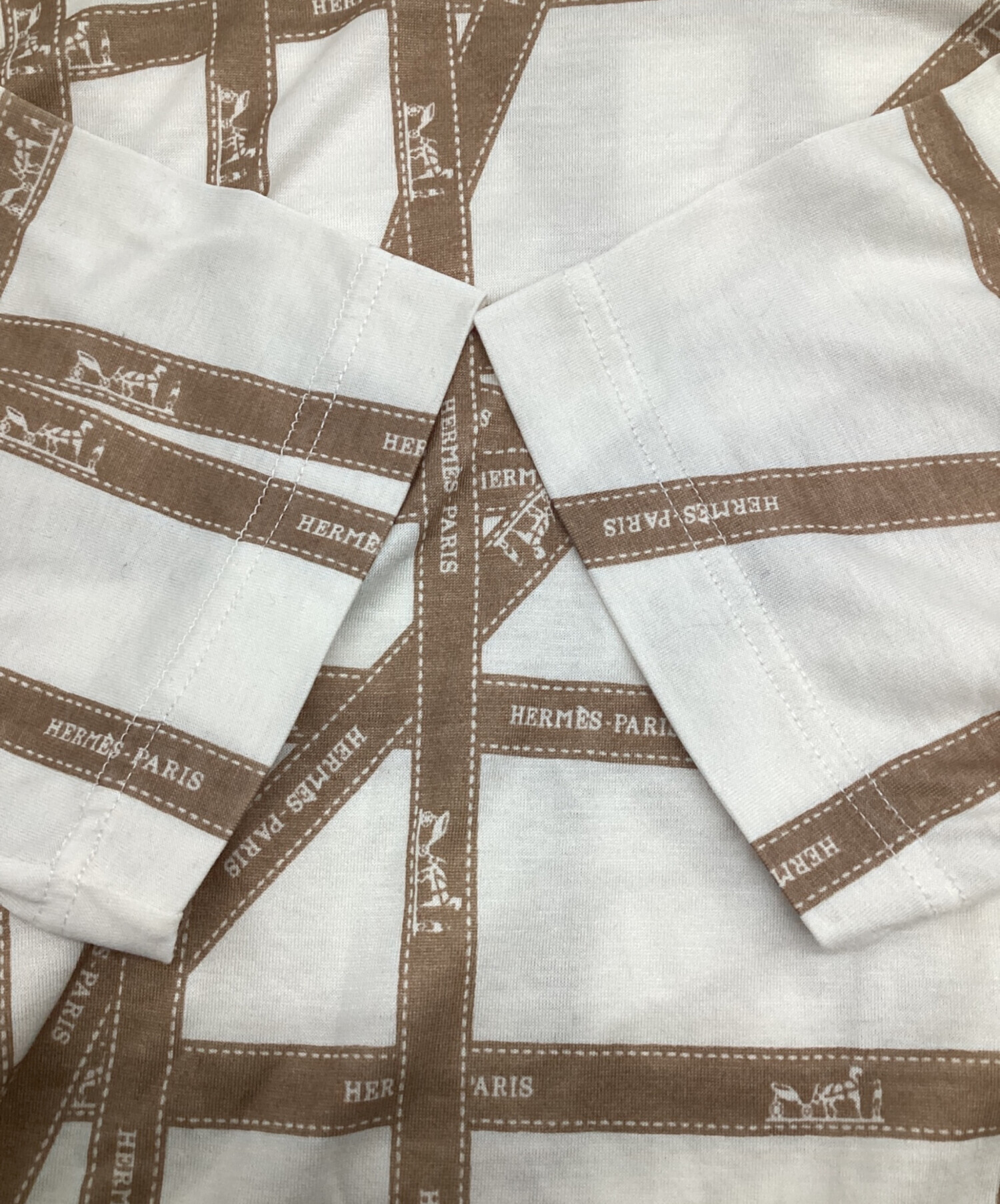 中古・古着通販】HERMES (エルメス) ボルデュックリボン 半袖