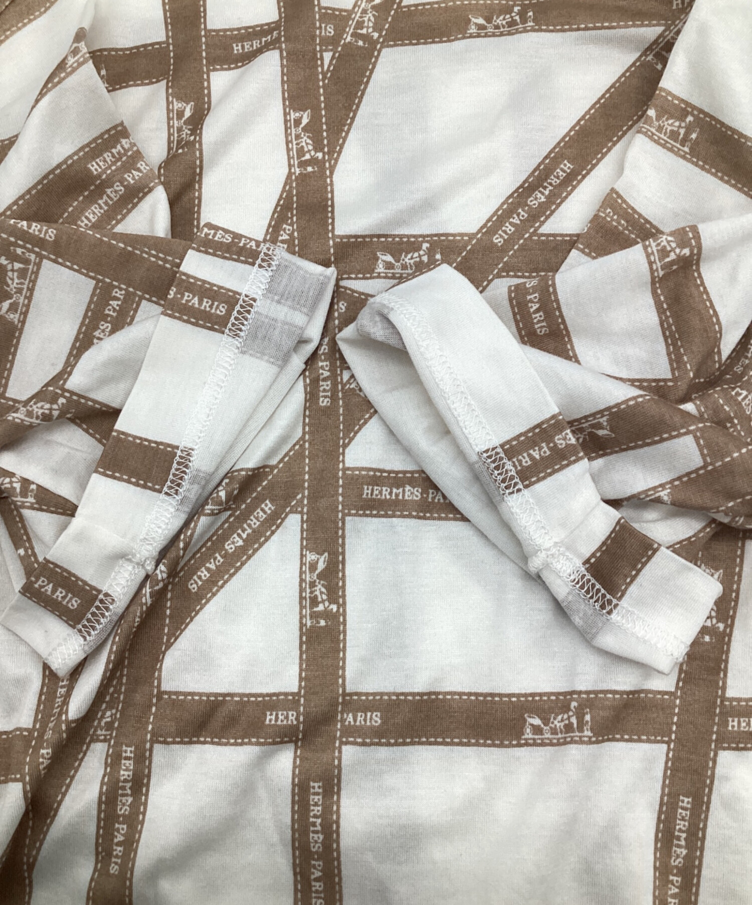 中古・古着通販】HERMES (エルメス) ボルデュックリボン 半袖