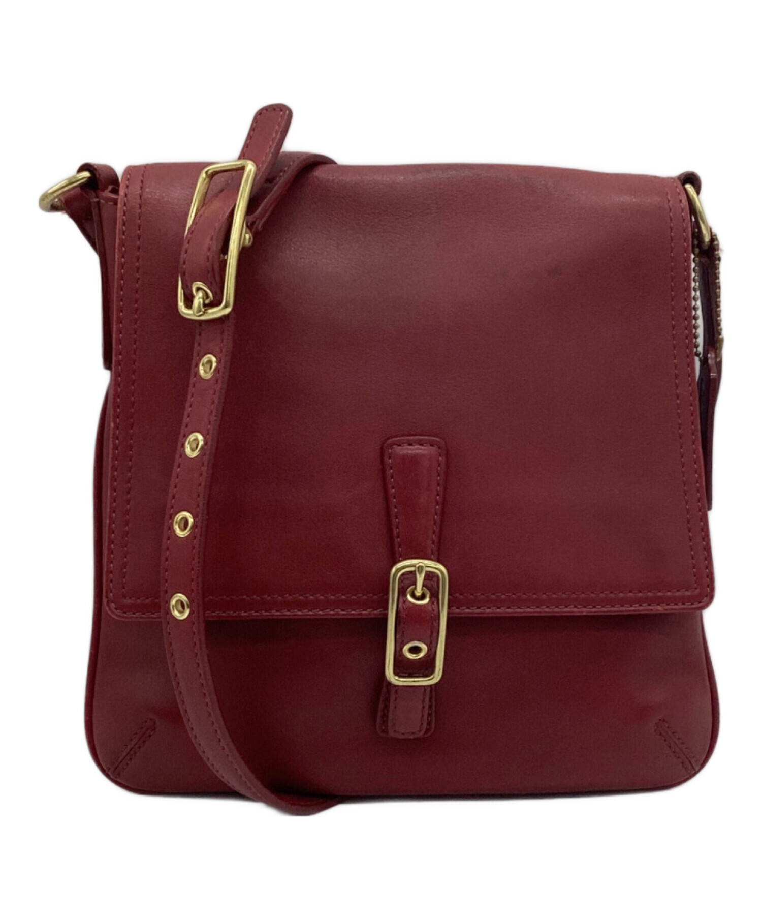 中古・古着通販】COACH (コーチ) ショルダーバッグ レッド｜ブランド