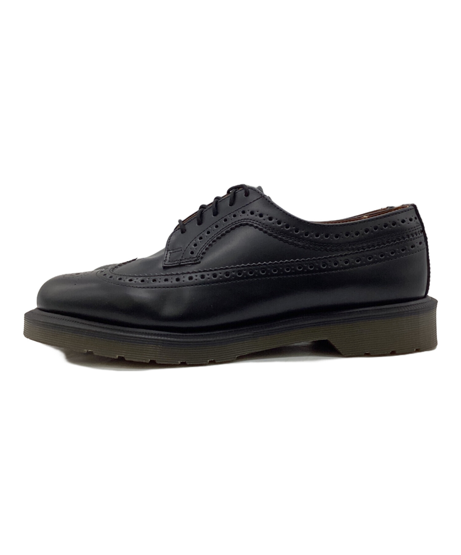 ドクターマーチン 3989 ブローグシューズ UK9 BLACK 新品未使用 中古・古着通販】Dr.Martens (ドクターマーチン) 3989 ブローグ