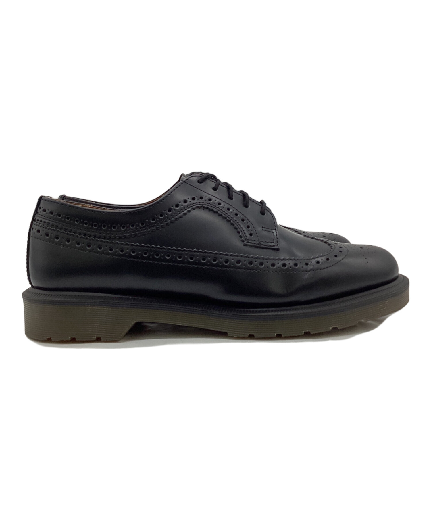 ドクターマーチン 3989 ブローグシューズ UK9 BLACK 新品未使用 中古・古着通販】Dr.Martens (ドクターマーチン) 3989 ブローグ