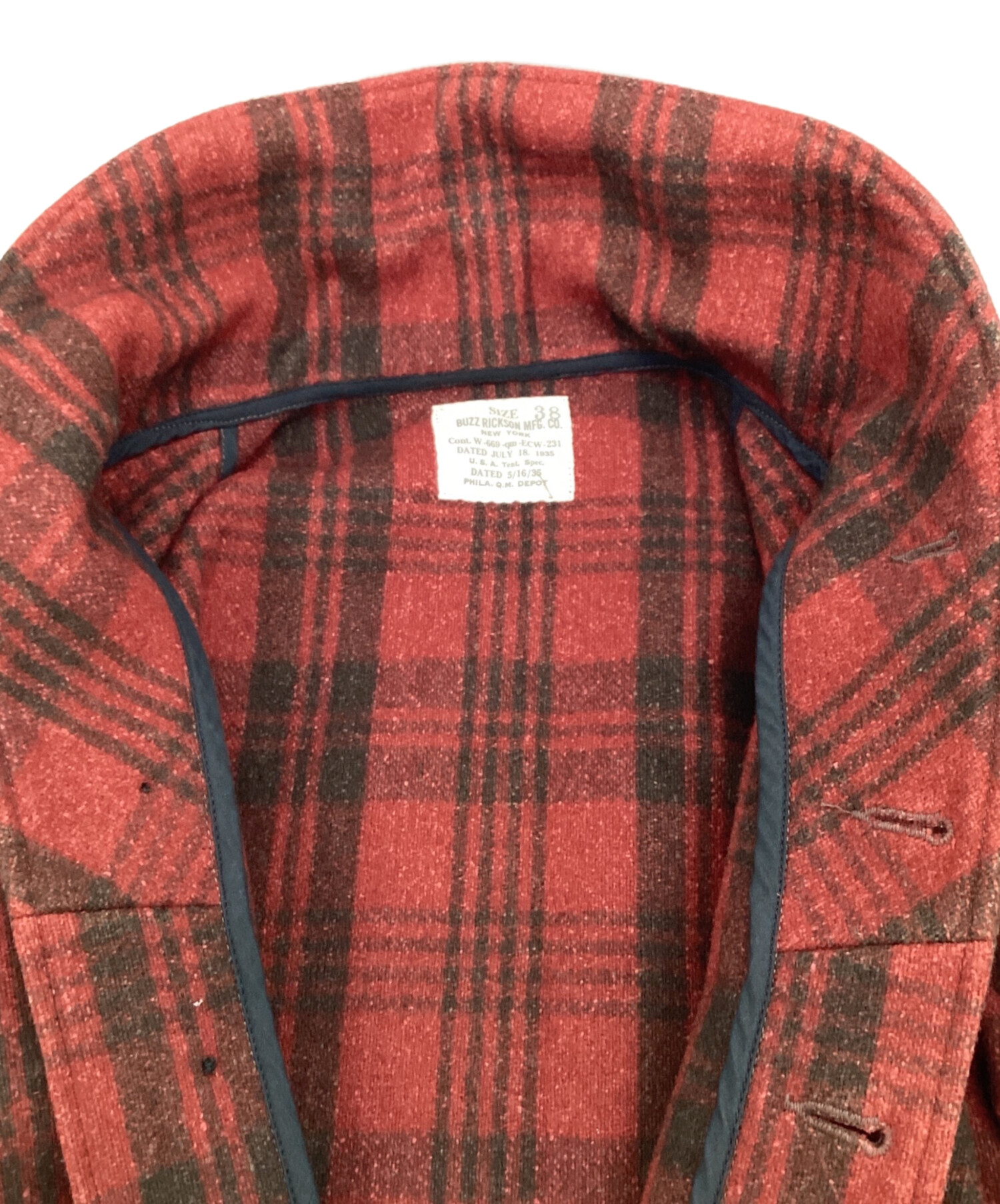 中古・古着通販】BUZZ RICKSON'S (バズリクソンズ) ウール