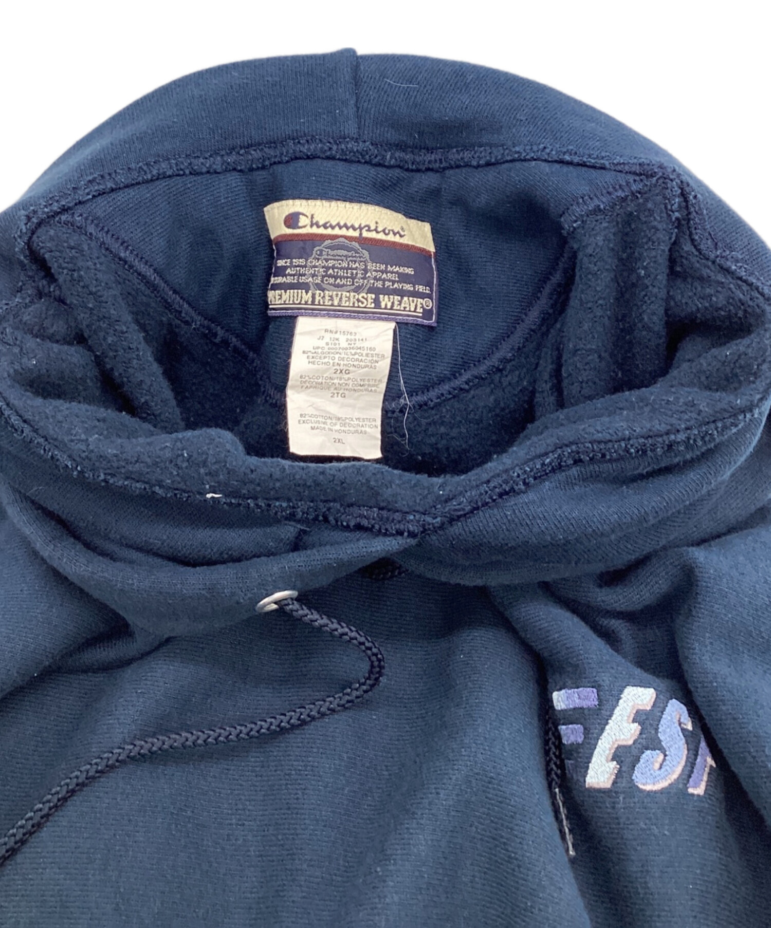 Champion Reverse Weave xl オハイオ パーカー　ネイビー 中古・古着通販】Champion REVERSE WEAVE (チャンピオン リバース