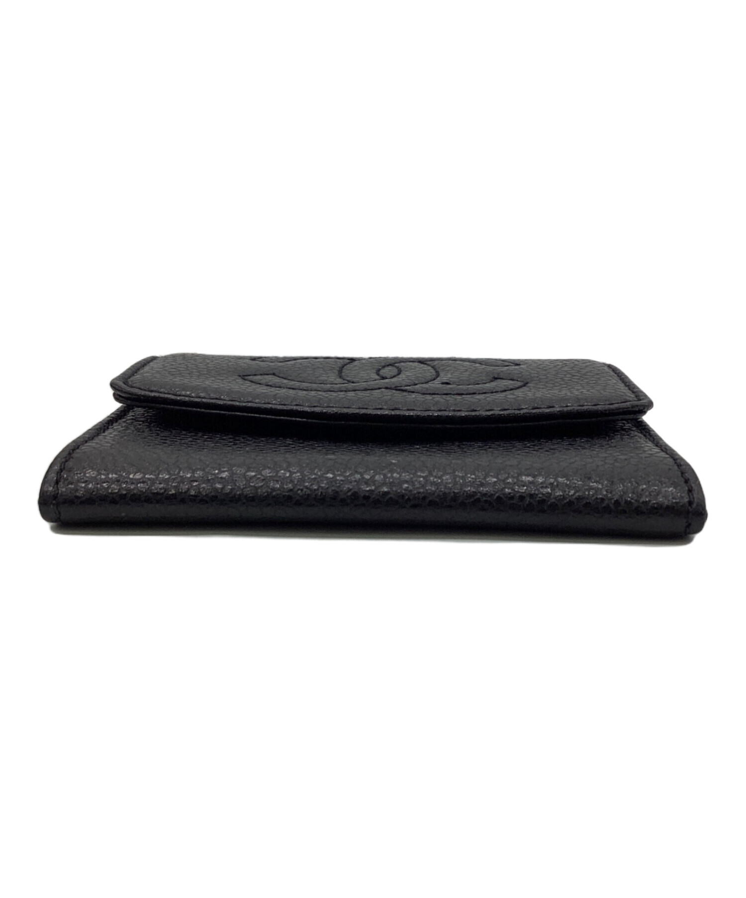 中古・古着通販】CHANEL (シャネル) キャビアスキン コインケース 