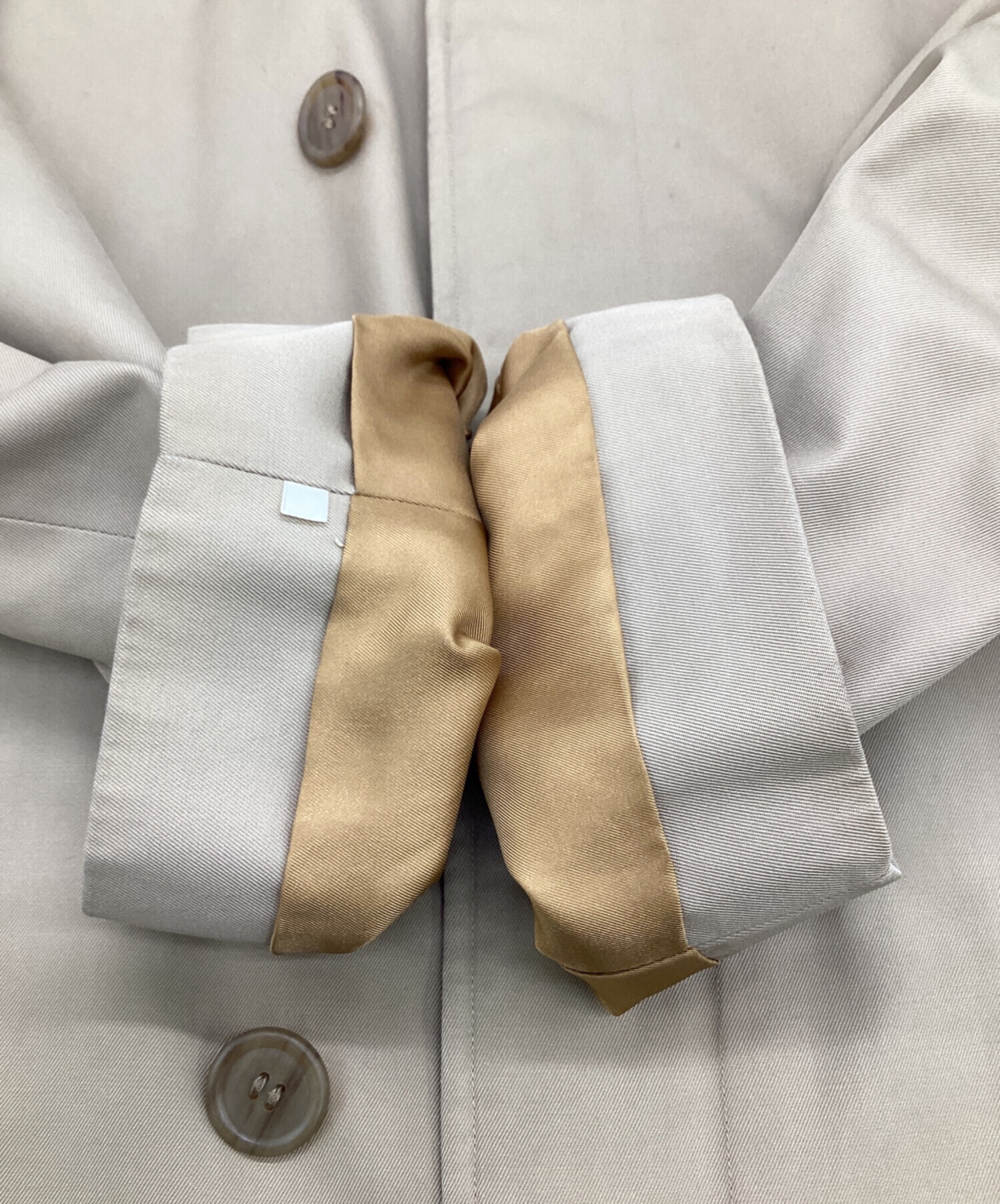 中古・古着通販】BURBERRY (バーバリー) ステンカラーコート ベージュ