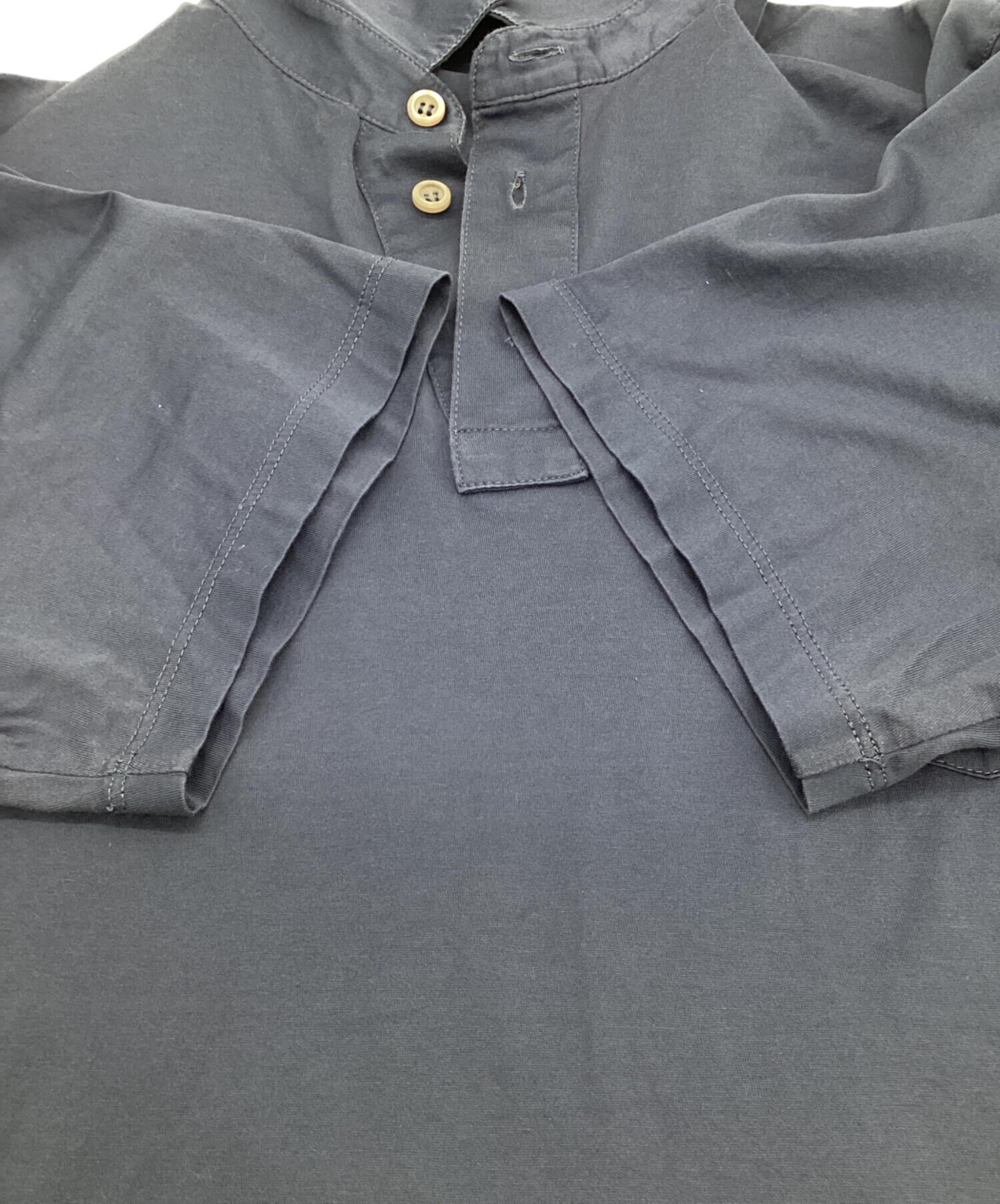 中古・古着通販】PRADA (プラダ) 半袖シャツ ネイビー サイズ:M