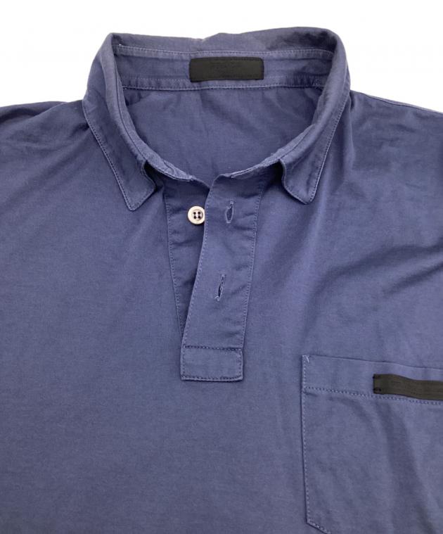 中古・古着通販】PRADA (プラダ) 半袖シャツ ネイビー サイズ:M