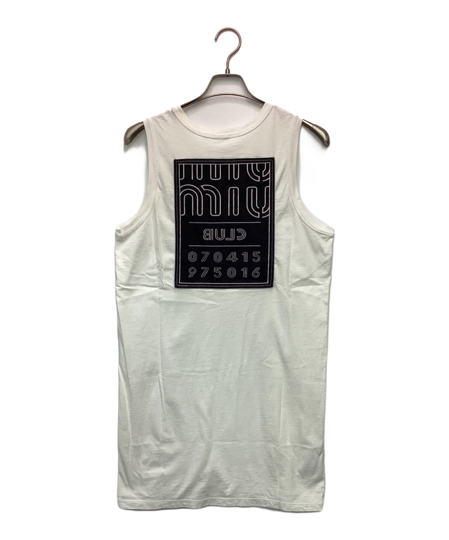 中古・古着通販】MIU MIU (ミュウミュウ) タンクトップ ホワイト