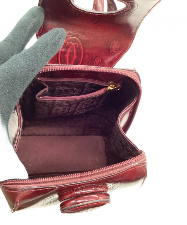 【美品】 カルティエ ハッピー・バースデイ ターンロック リュック 付属品完備 中古・古着通販】Cartier (カルティエ) ハッピーバースデー リュック