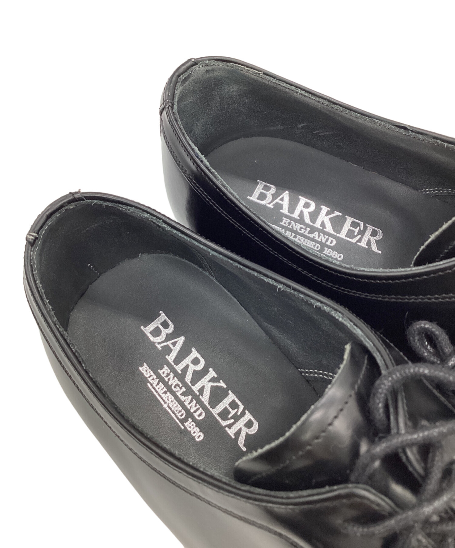 中古・古着通販】BARKER (バーカー) プレーントゥシューズ ブラック