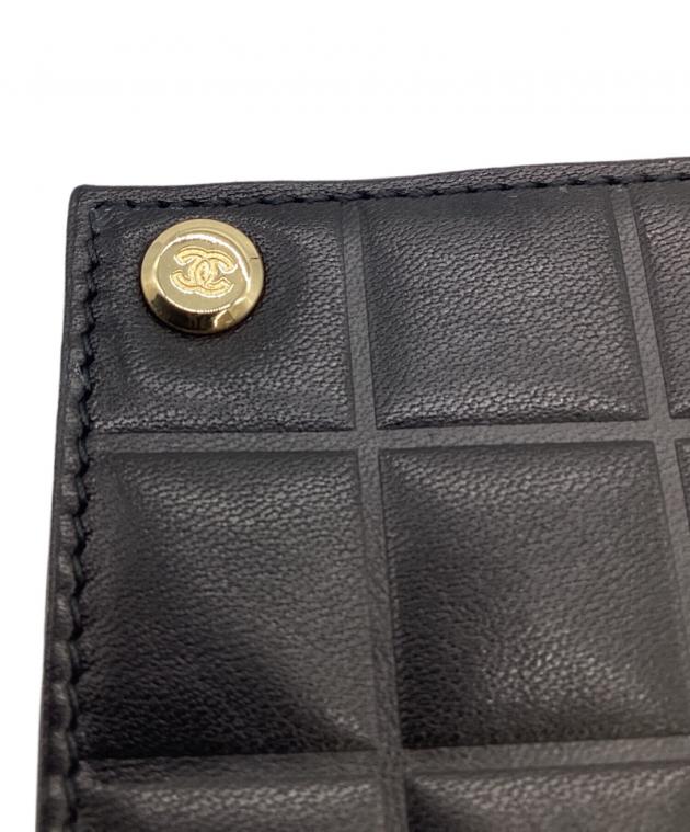 中古・古着通販】CHANEL (シャネル) チョコバー カードケース ブラック