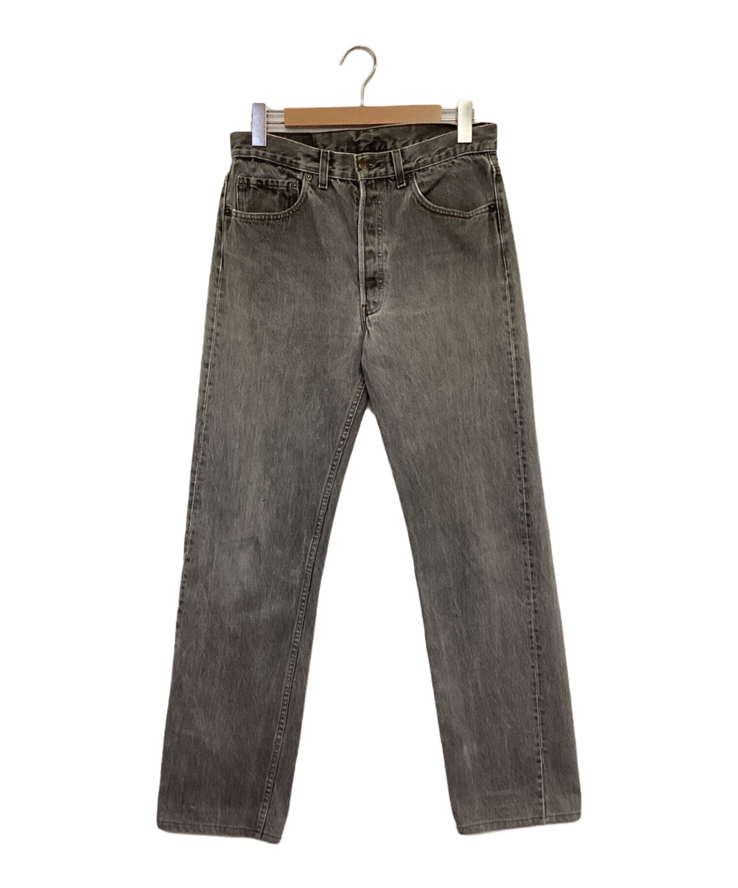 中古・古着通販】LEVI'S (リーバイス) 501 先染めブラック デニム
