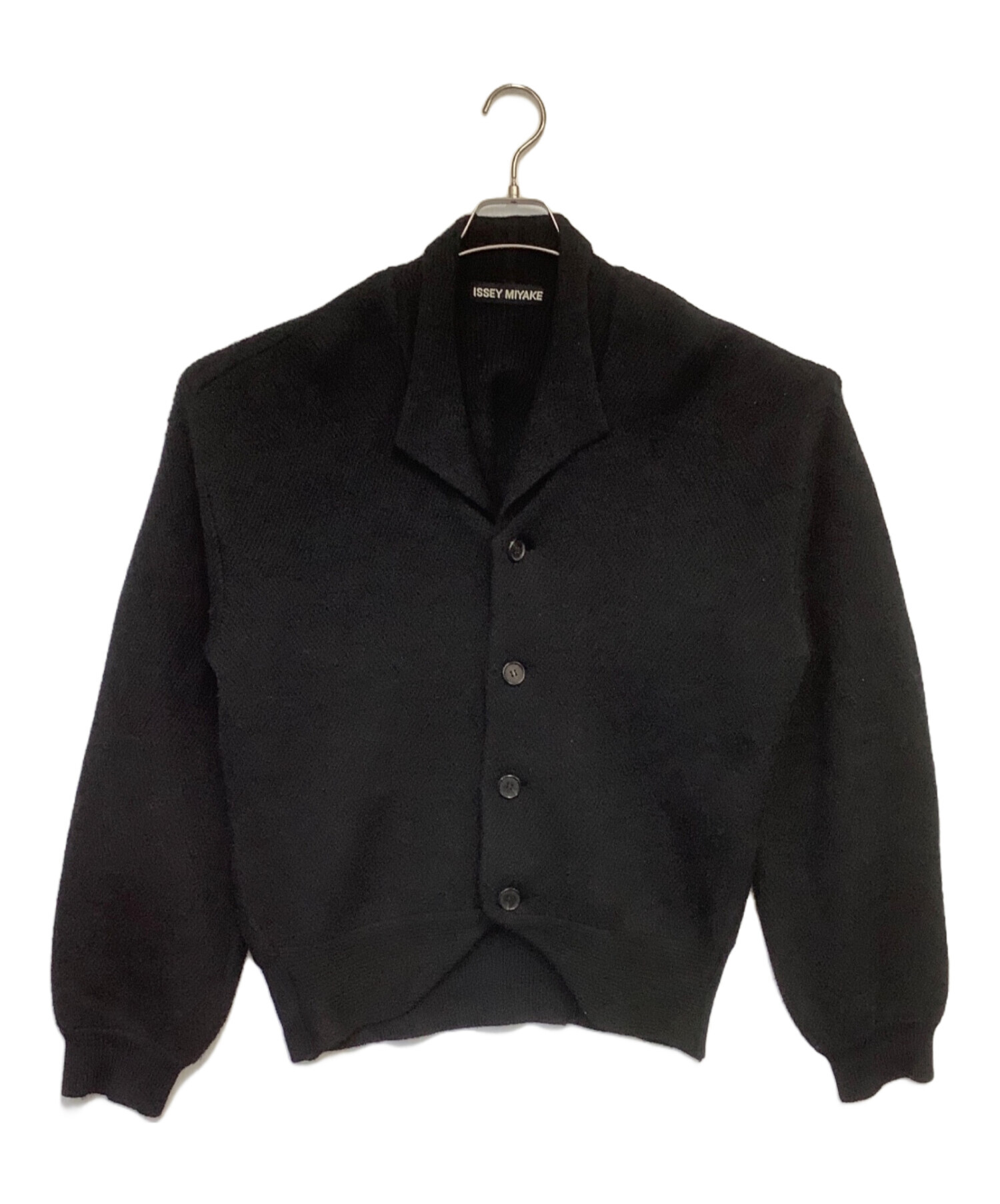 ISSEY MIYAKE イッセイミヤケIS ニットパーカージャケット 中古・古着通販】ISSEY MIYAKE (イッセイミヤケ) ニットジャケット