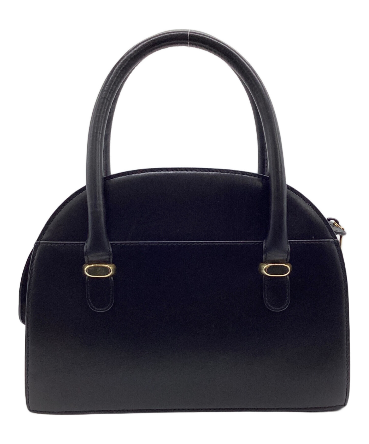 Bally バリー ハンドバッグ 南京錠 チャーム カーフレザー ブラック Bally バリー ハンドバッグ 南京錠 チャーム カーフレザー