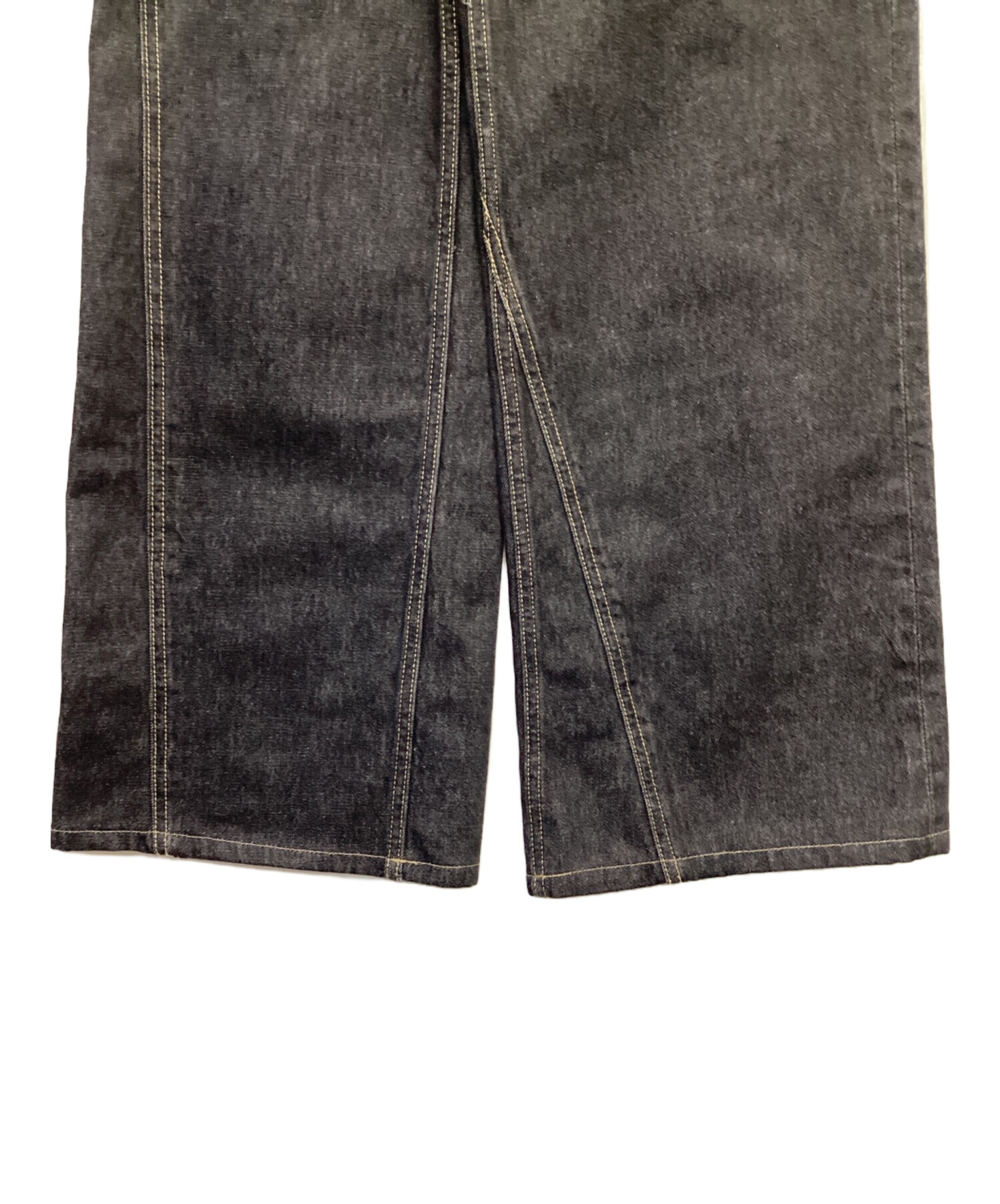 中古・古着通販】SLY (スライ) DOUBLE BELT WIDE FLARE PT-C（ダブル