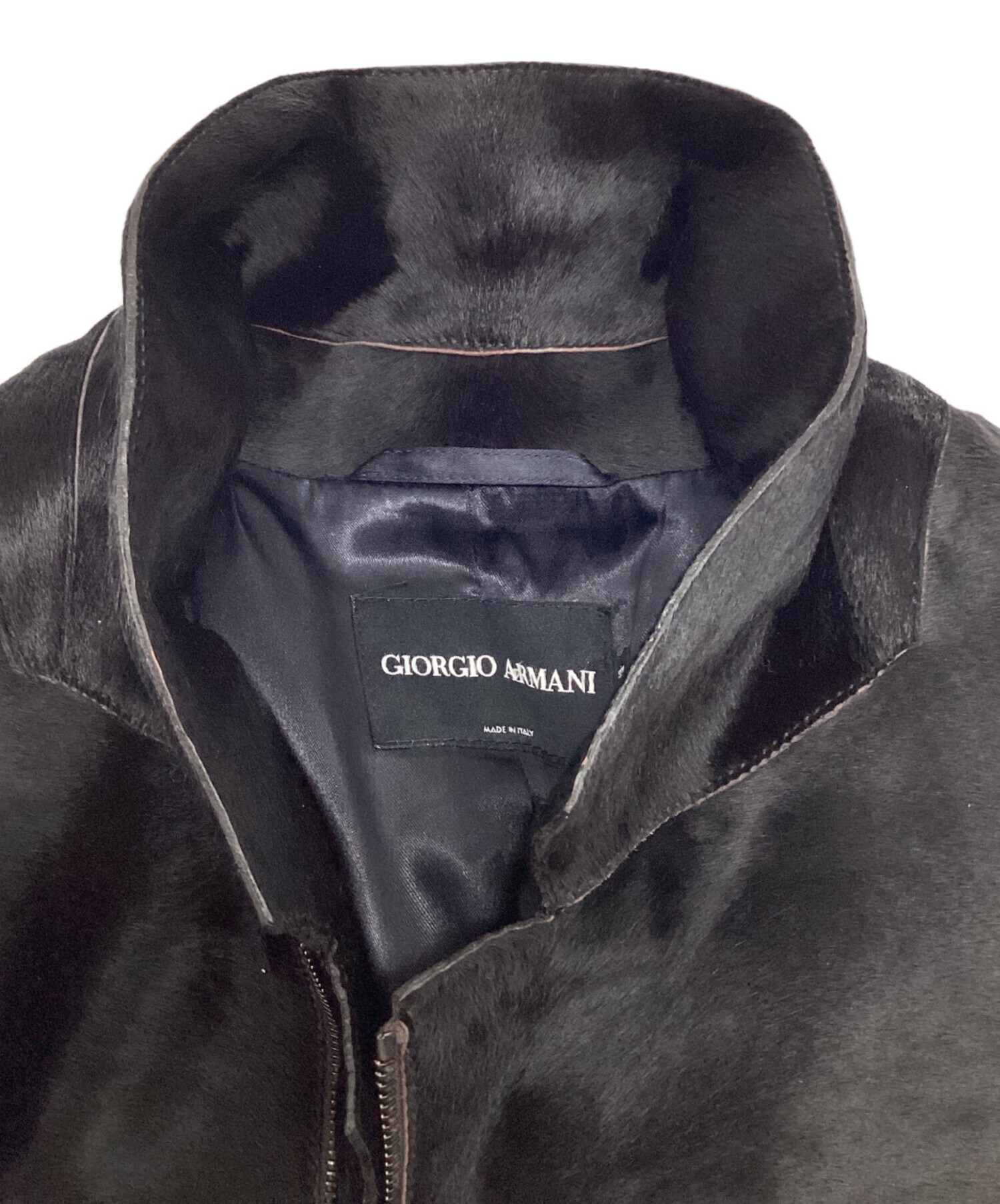 中古・古着通販】GIORGIO ARMANI (ジョルジョアルマーニ) ハラコレザー
