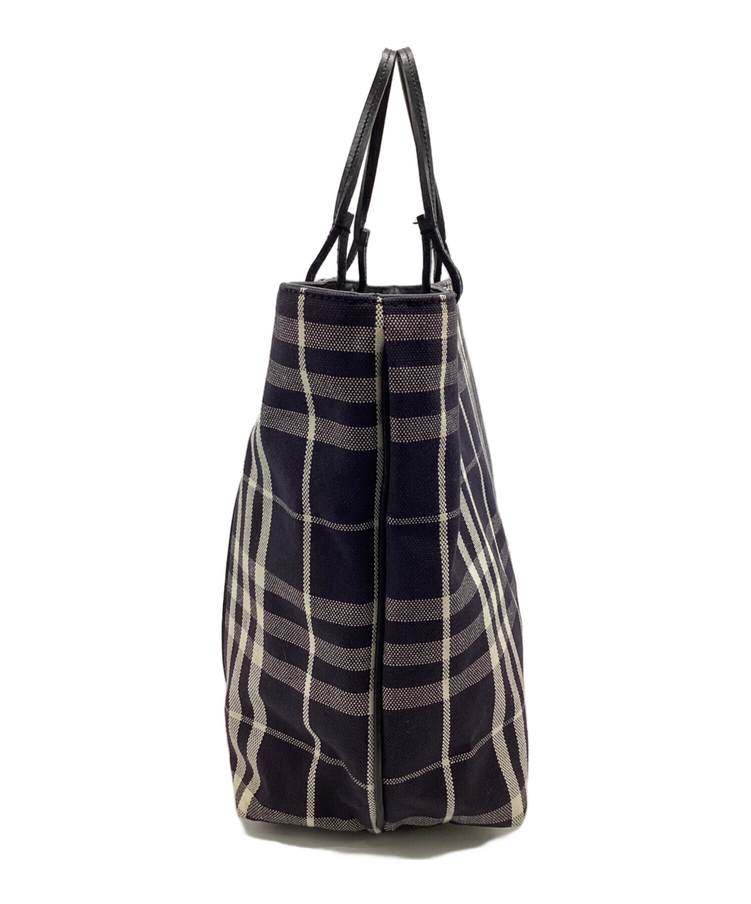 BURBERRY トートバッグ キャンバス レザー ロンドンイングランド AB 中古・古着通販】BURBERRY LONDON (バーバリーロンドン) キャンバス